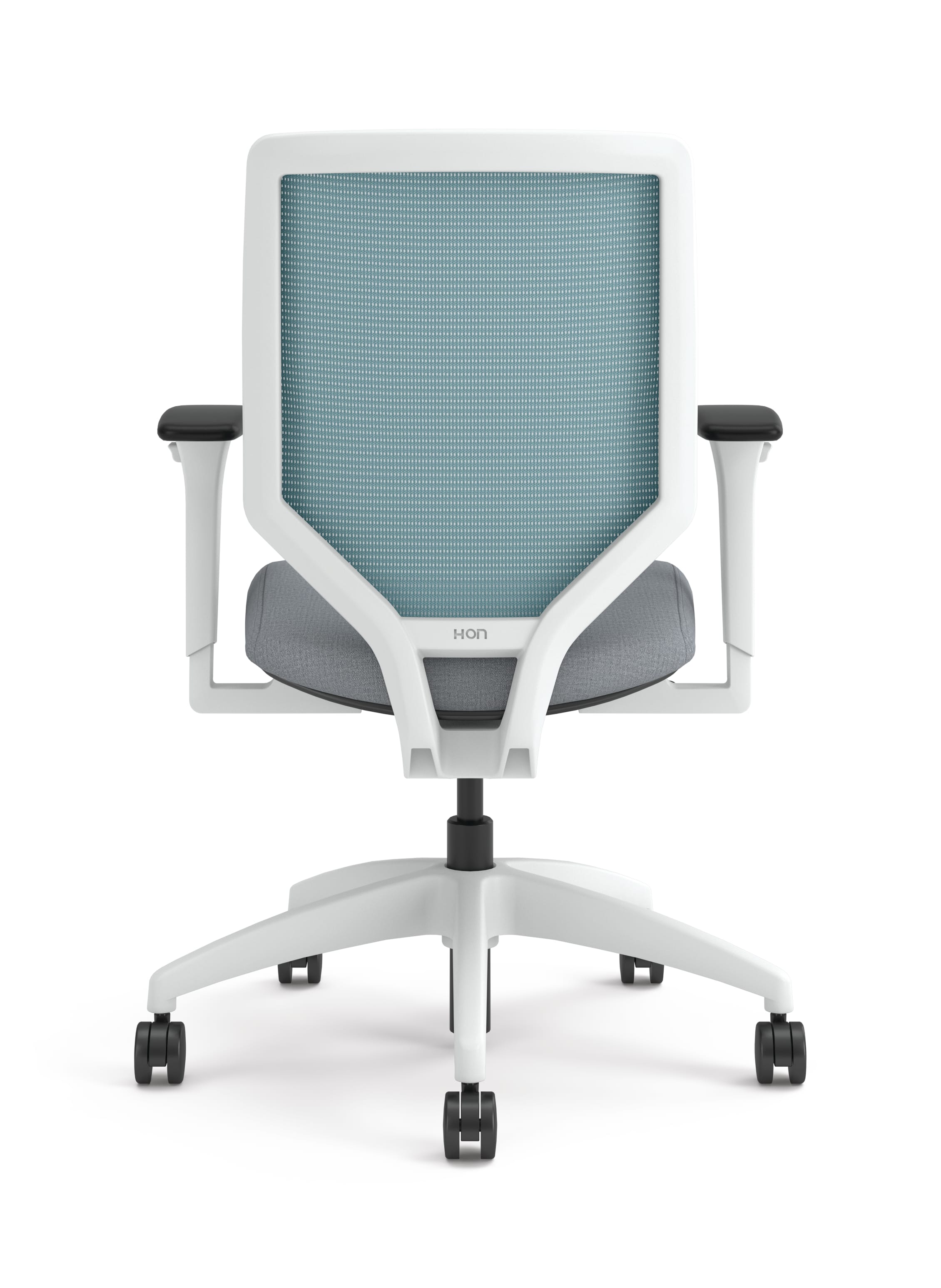 Solve Mesh Back Task Chair with White Frame