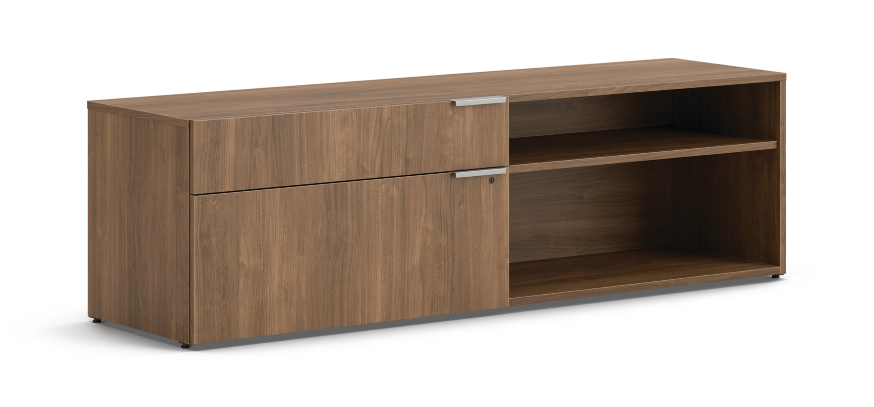 Low Credenza, Left Hand Drawers