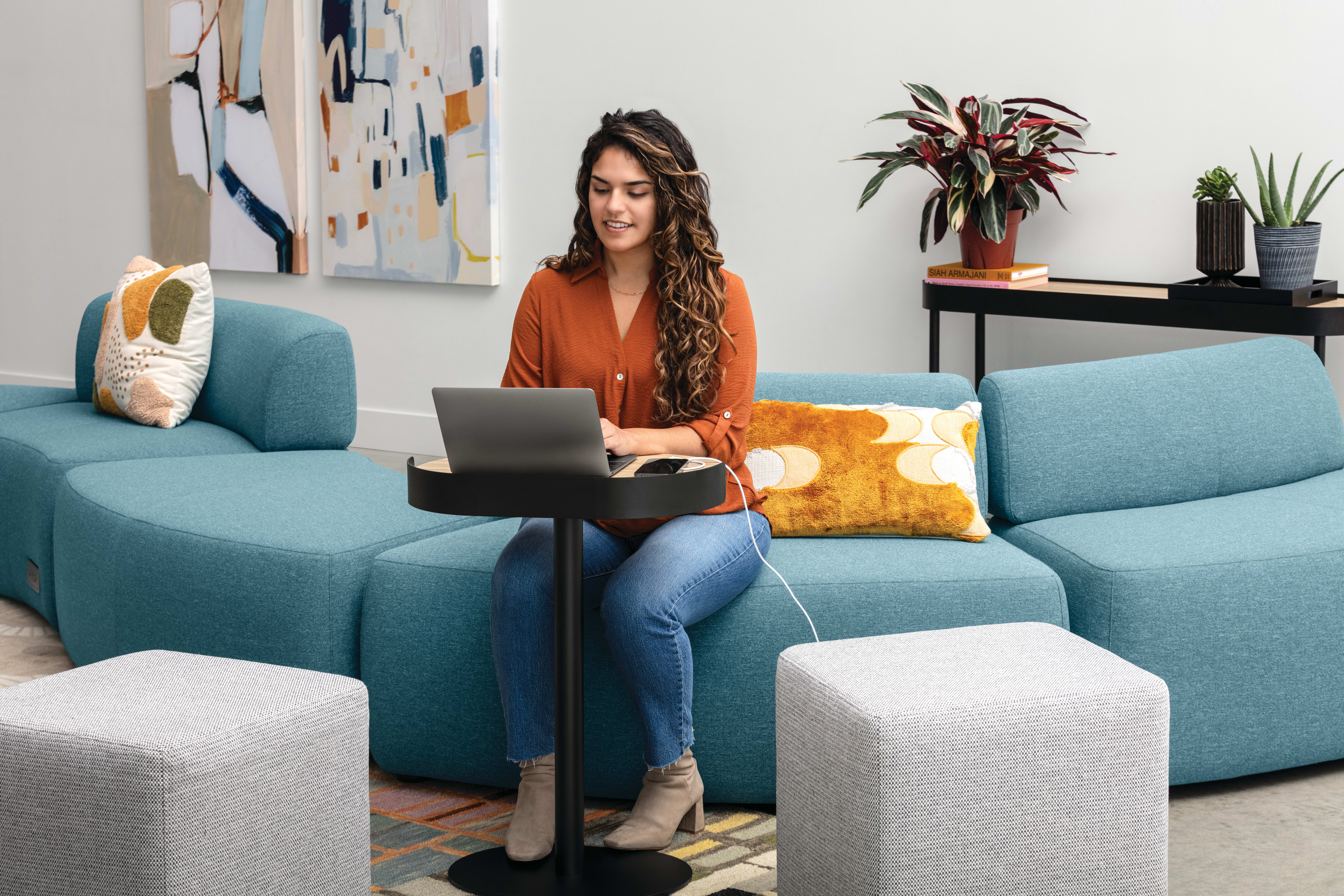 SoCo with Sculpt tables and Flock seating