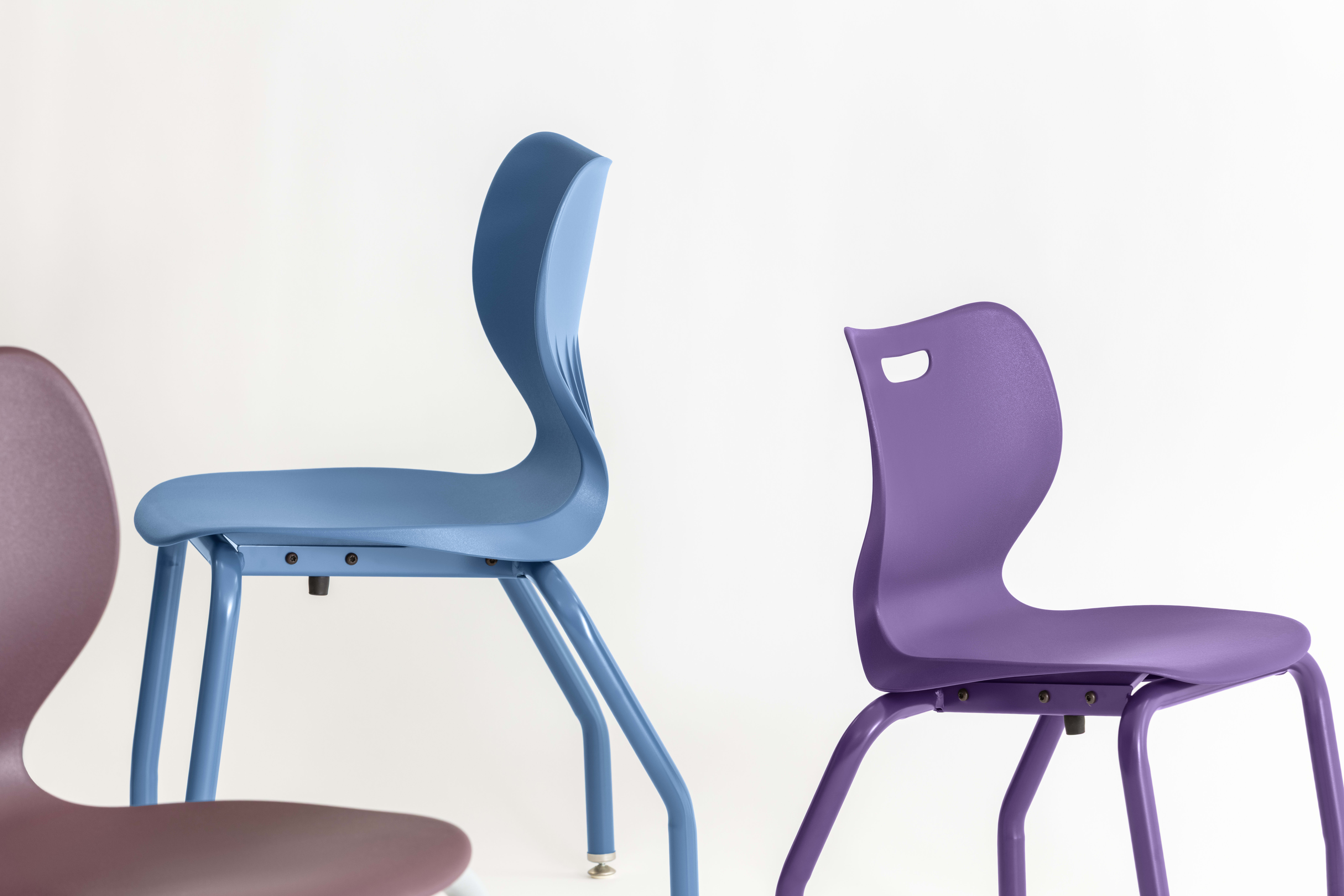 Inspirational image of purple and blue SmartLink chairs.