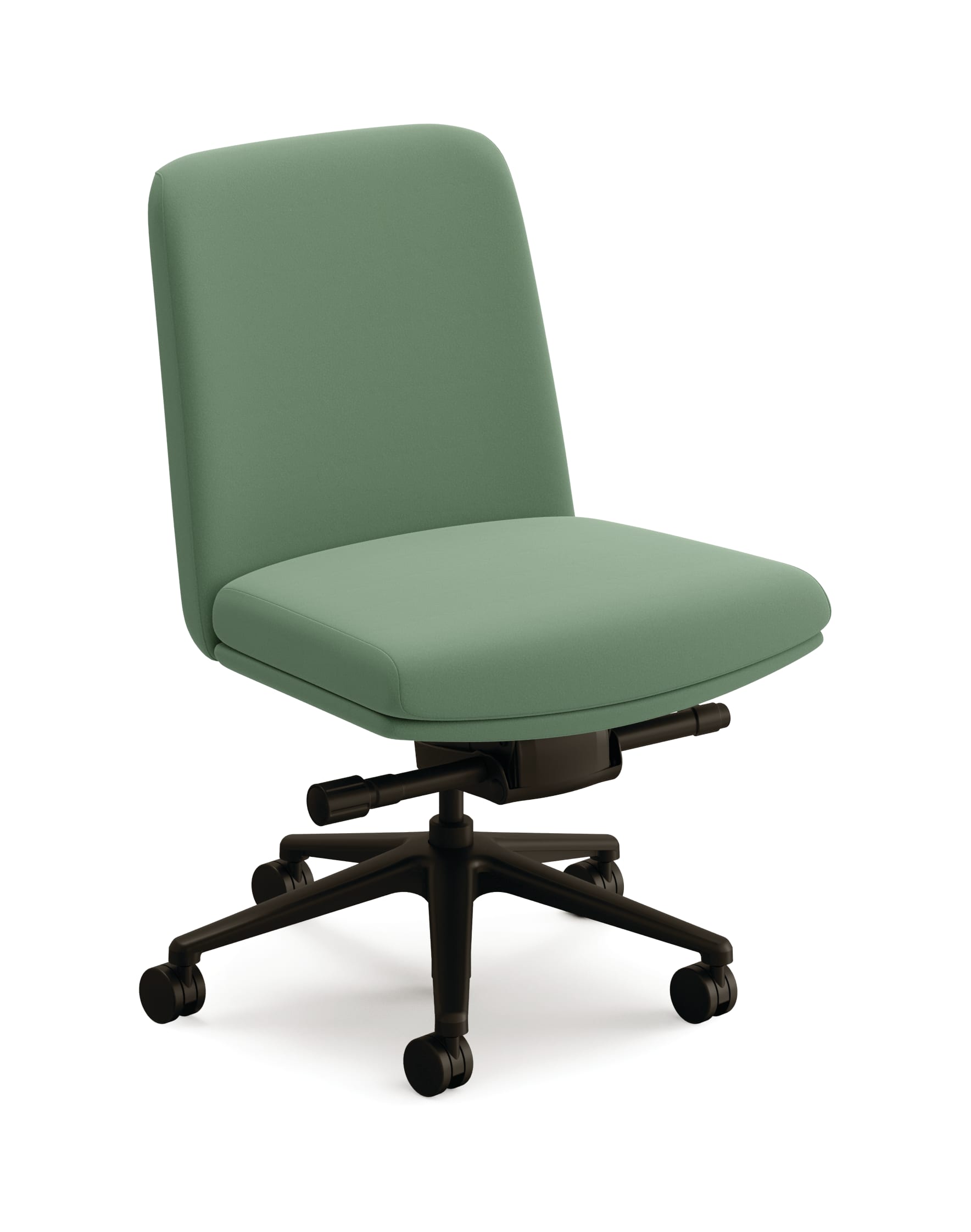Mav Armless Mid-Back Chair with 5-Star Base