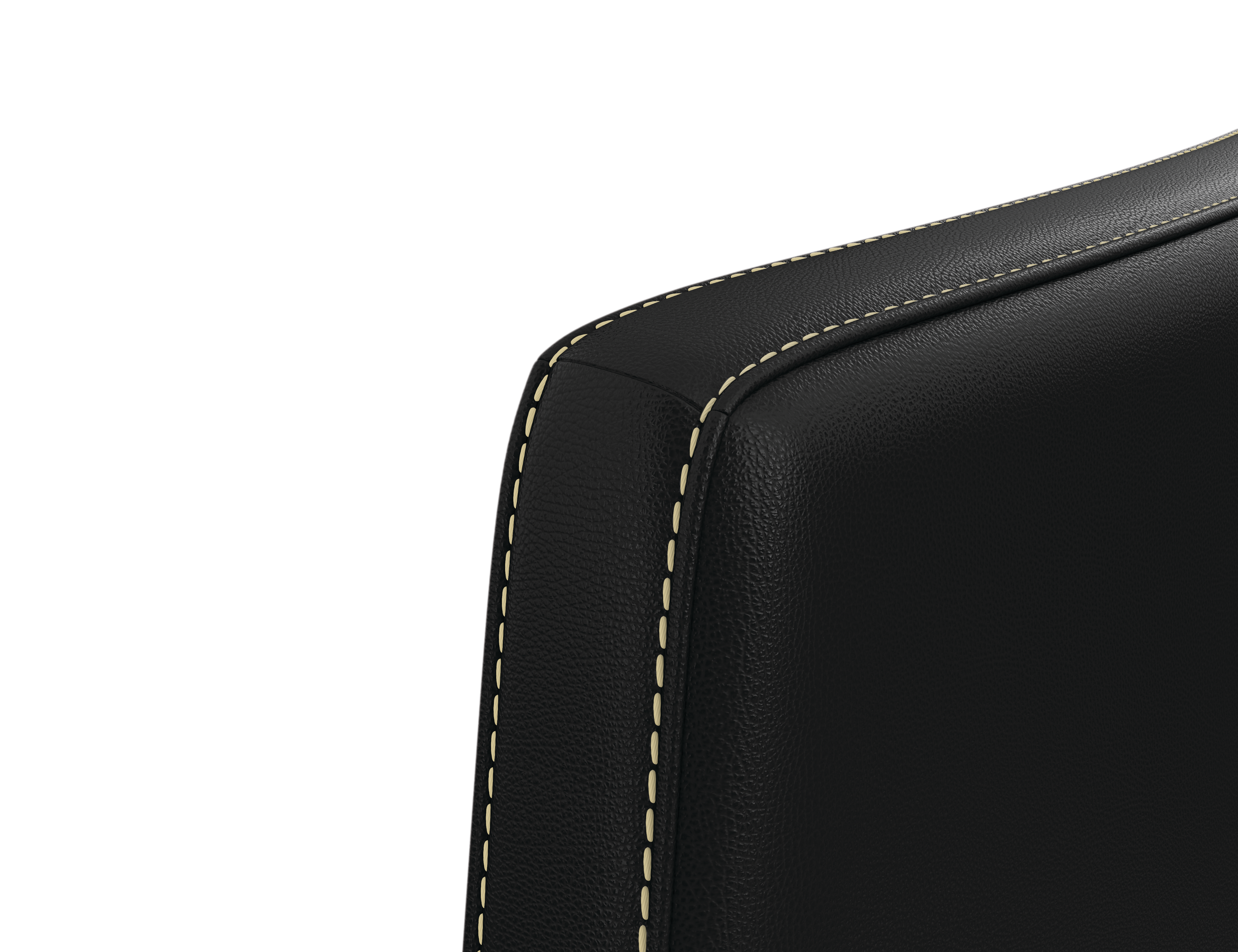 Cofi chair Natural stitch detail