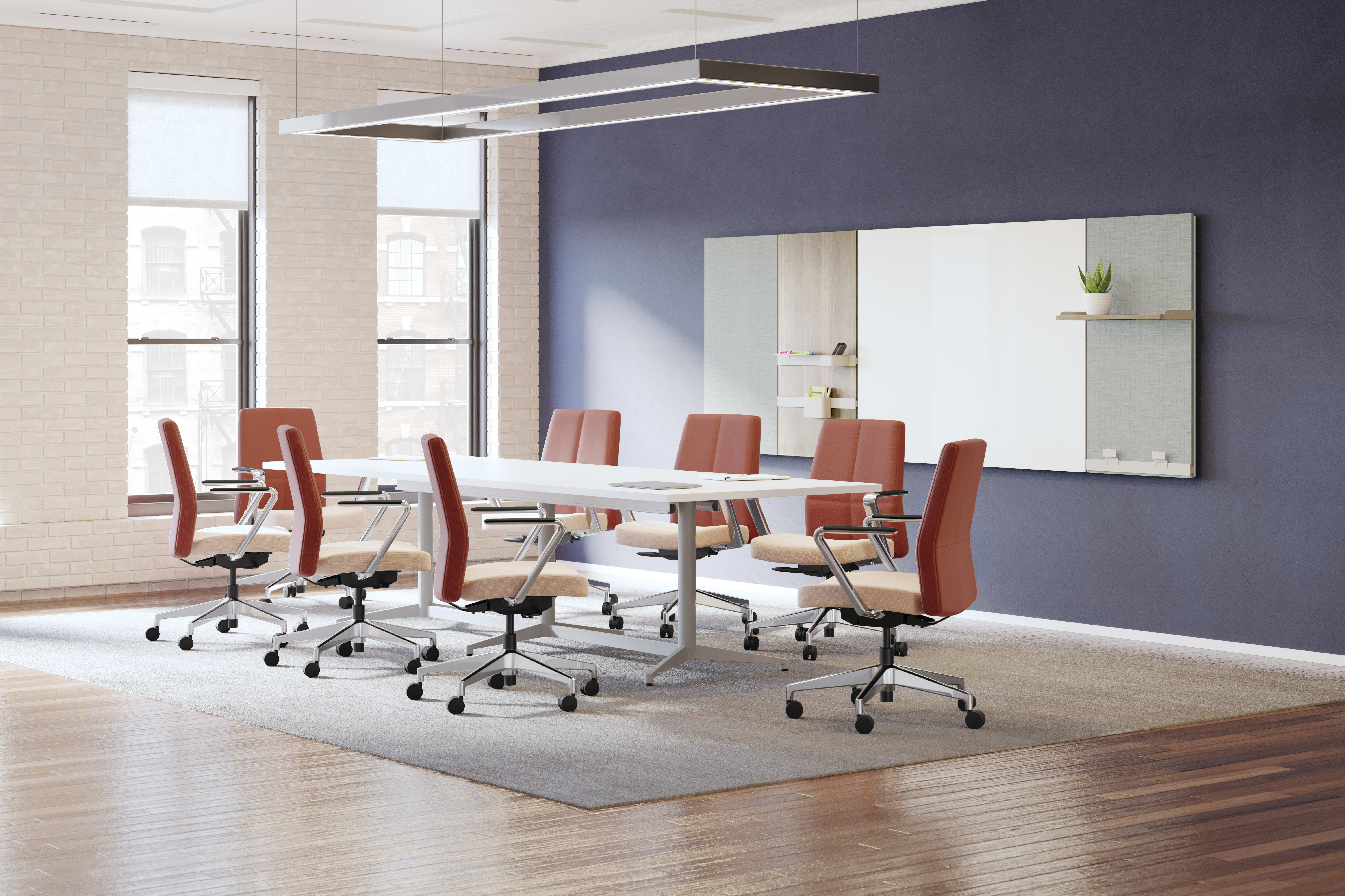 Cofi managerial back chairs with Preside table.