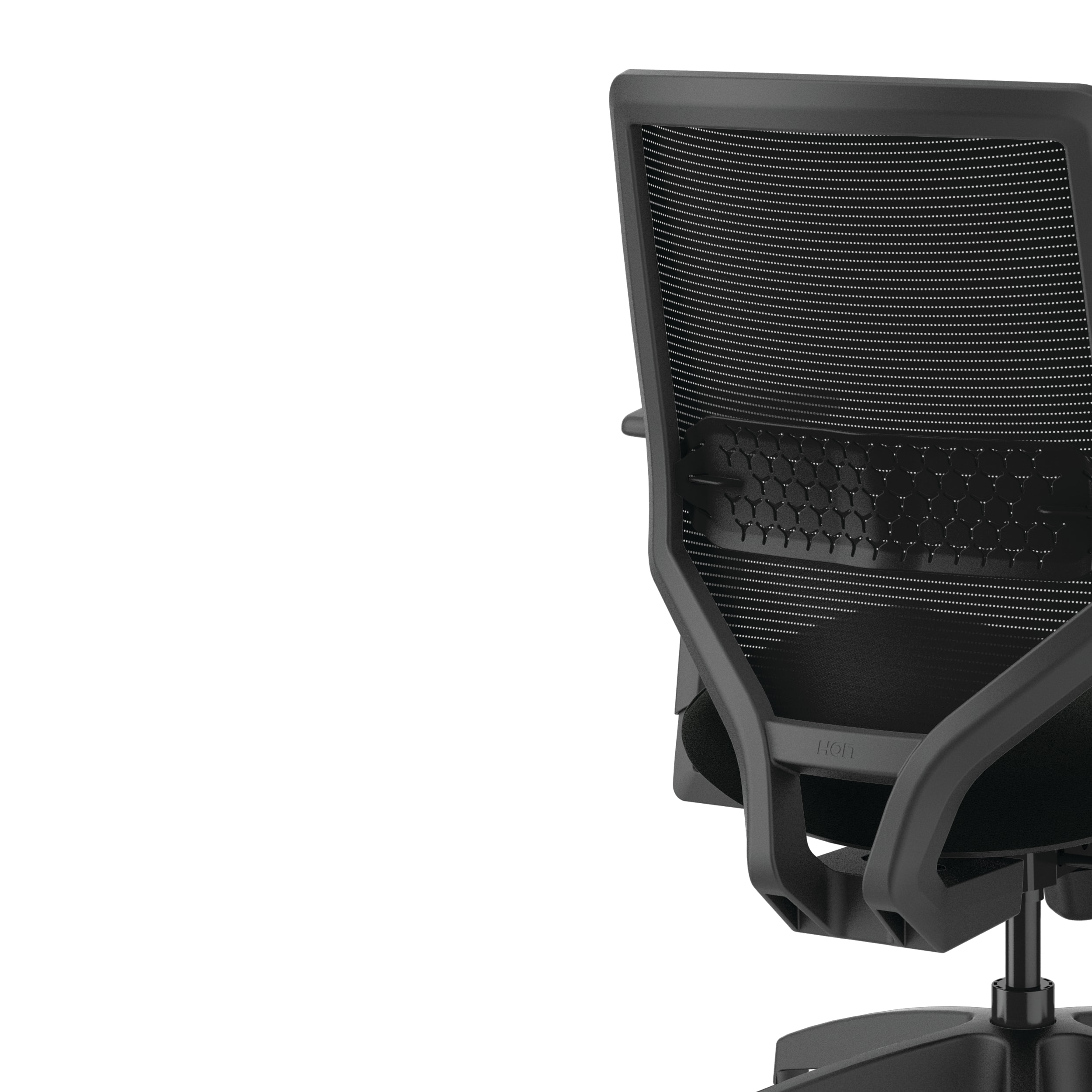 Solve mesh task chair in Black vinyl