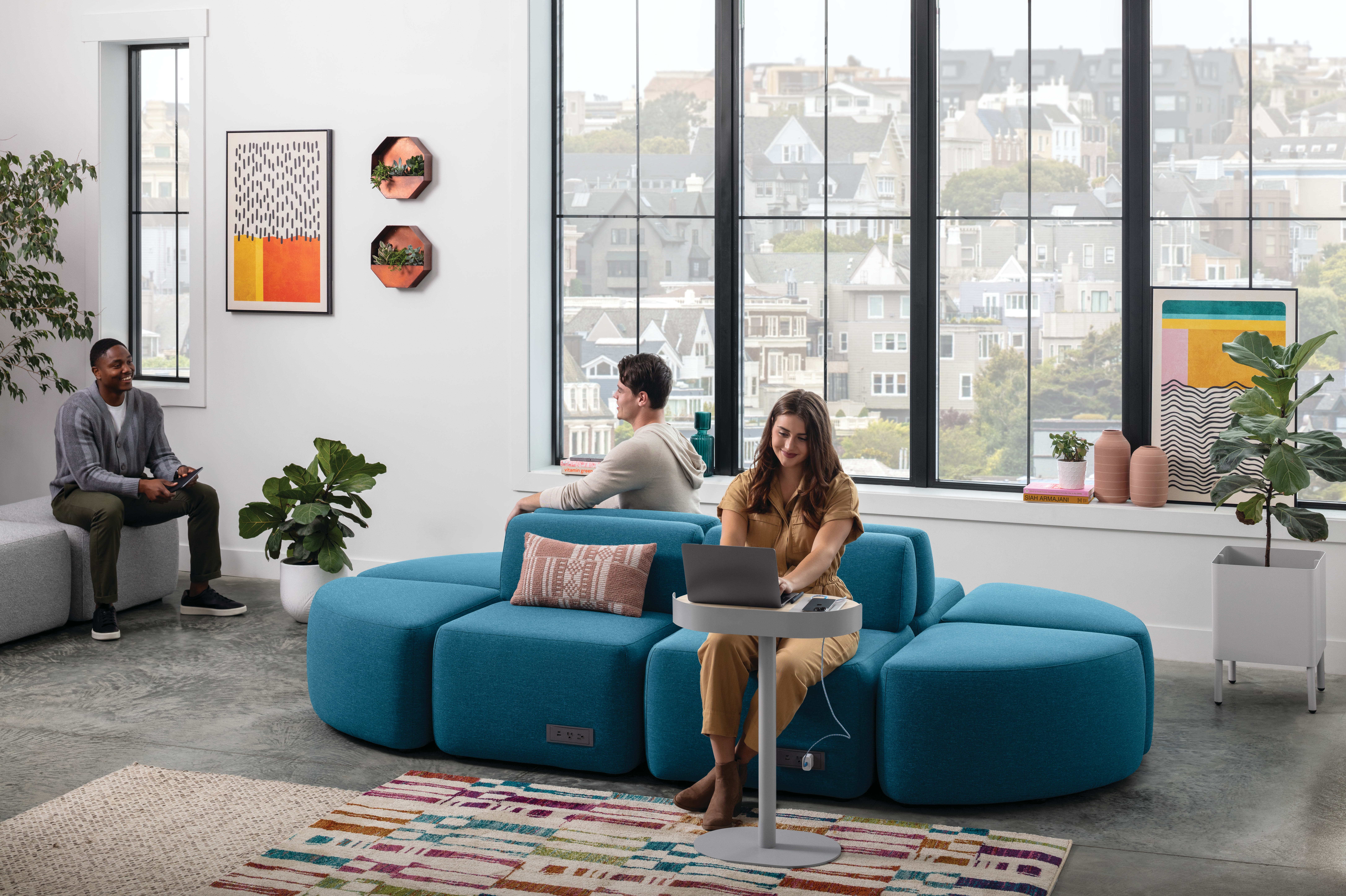 SoCo with Sculpt table and planter