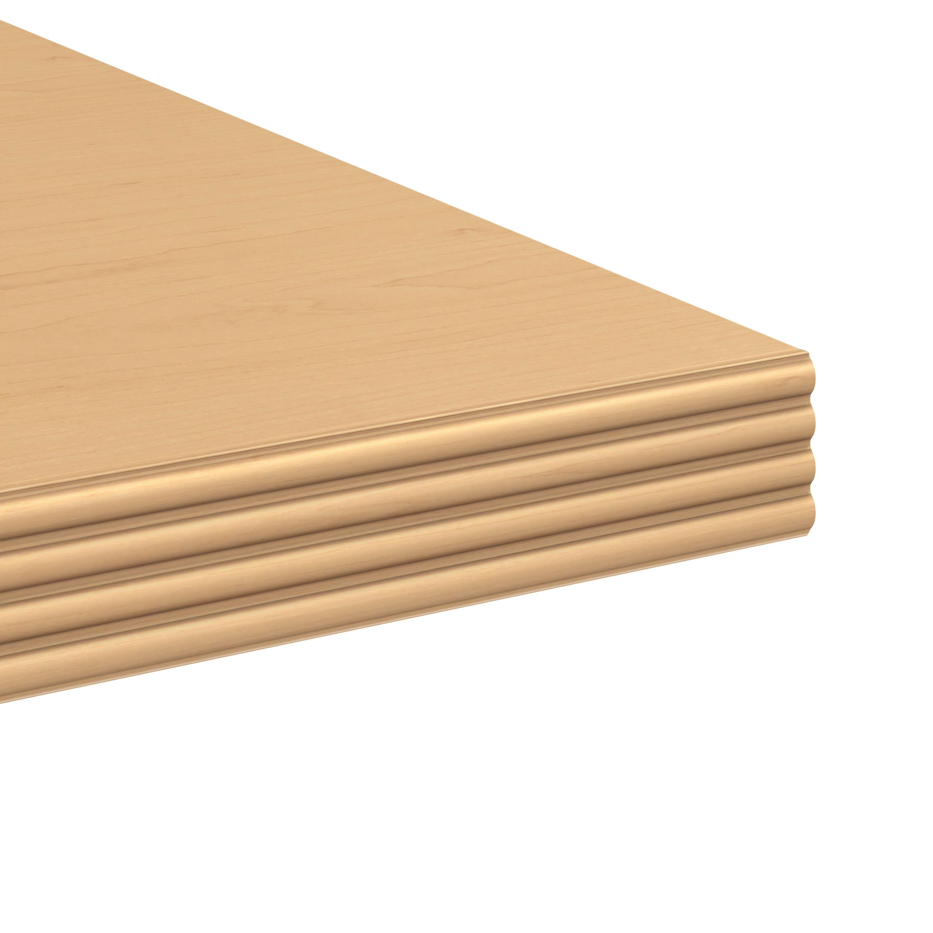 HON desks beaded edge in Natural Maple.