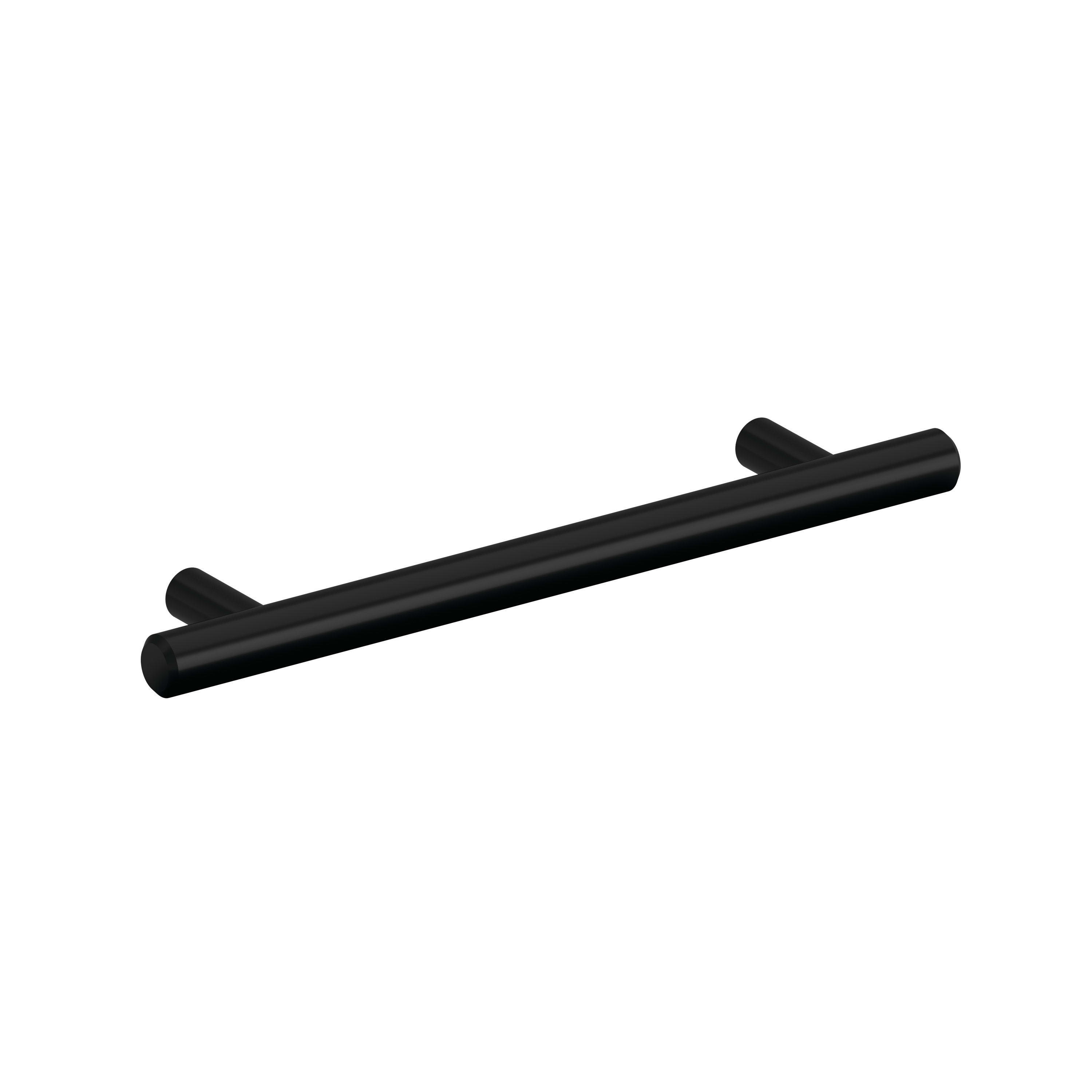 HON desks cylinder pull in black.