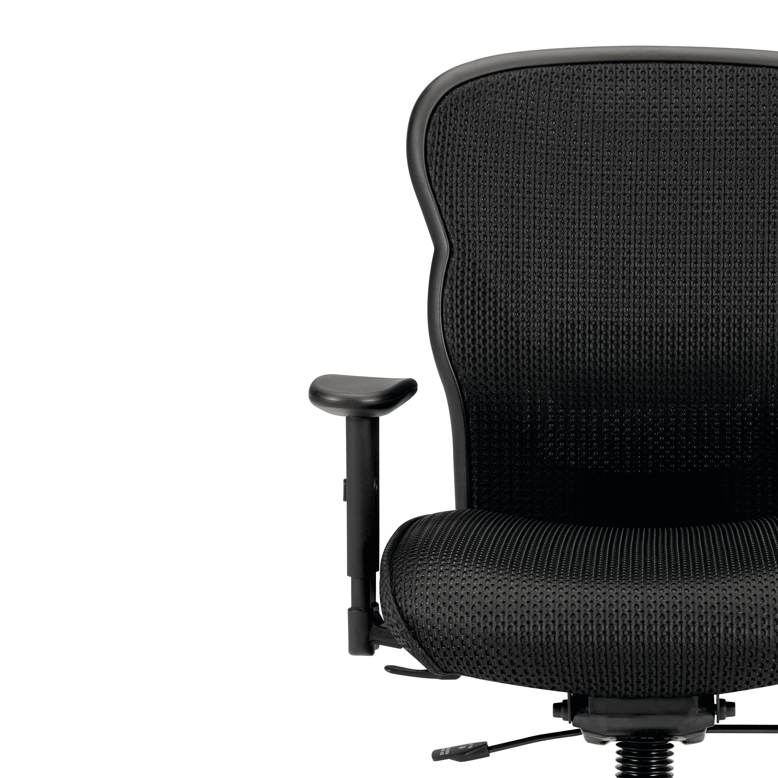 Wave mesh task chair in Black