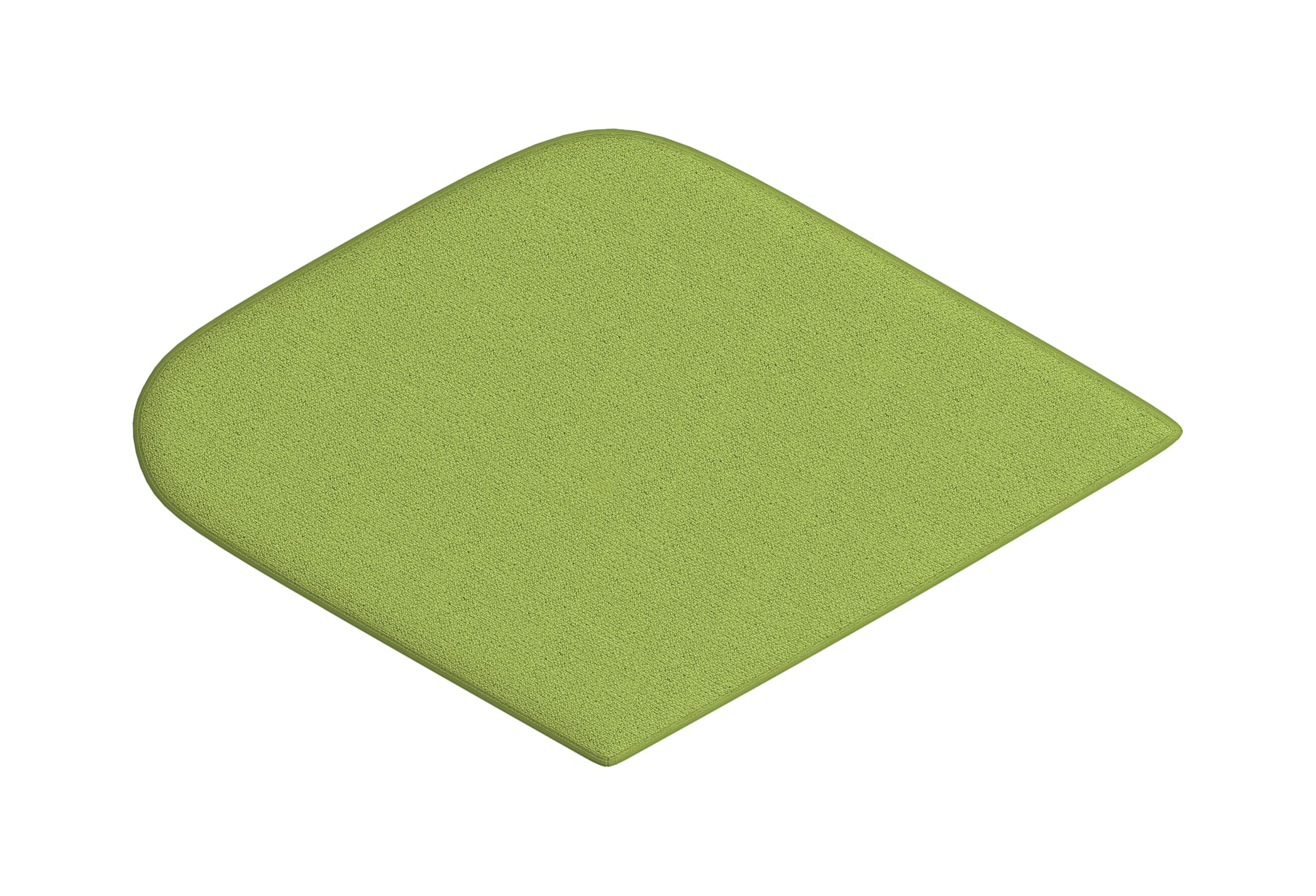 Top view of Tangram left angled end.