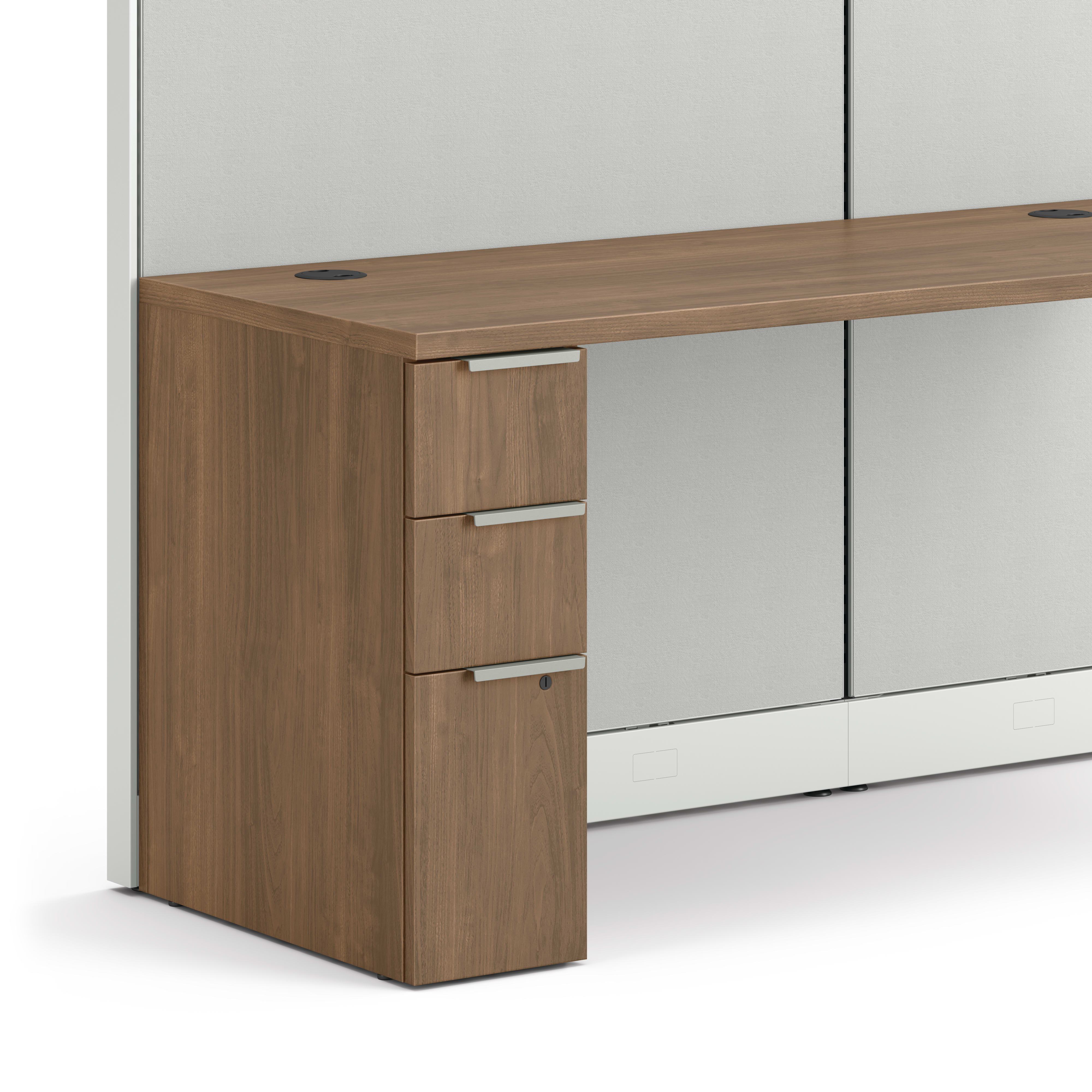 Slim pedestal support