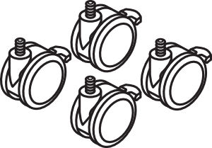 HON Coordinate HHABCASTER 135 001