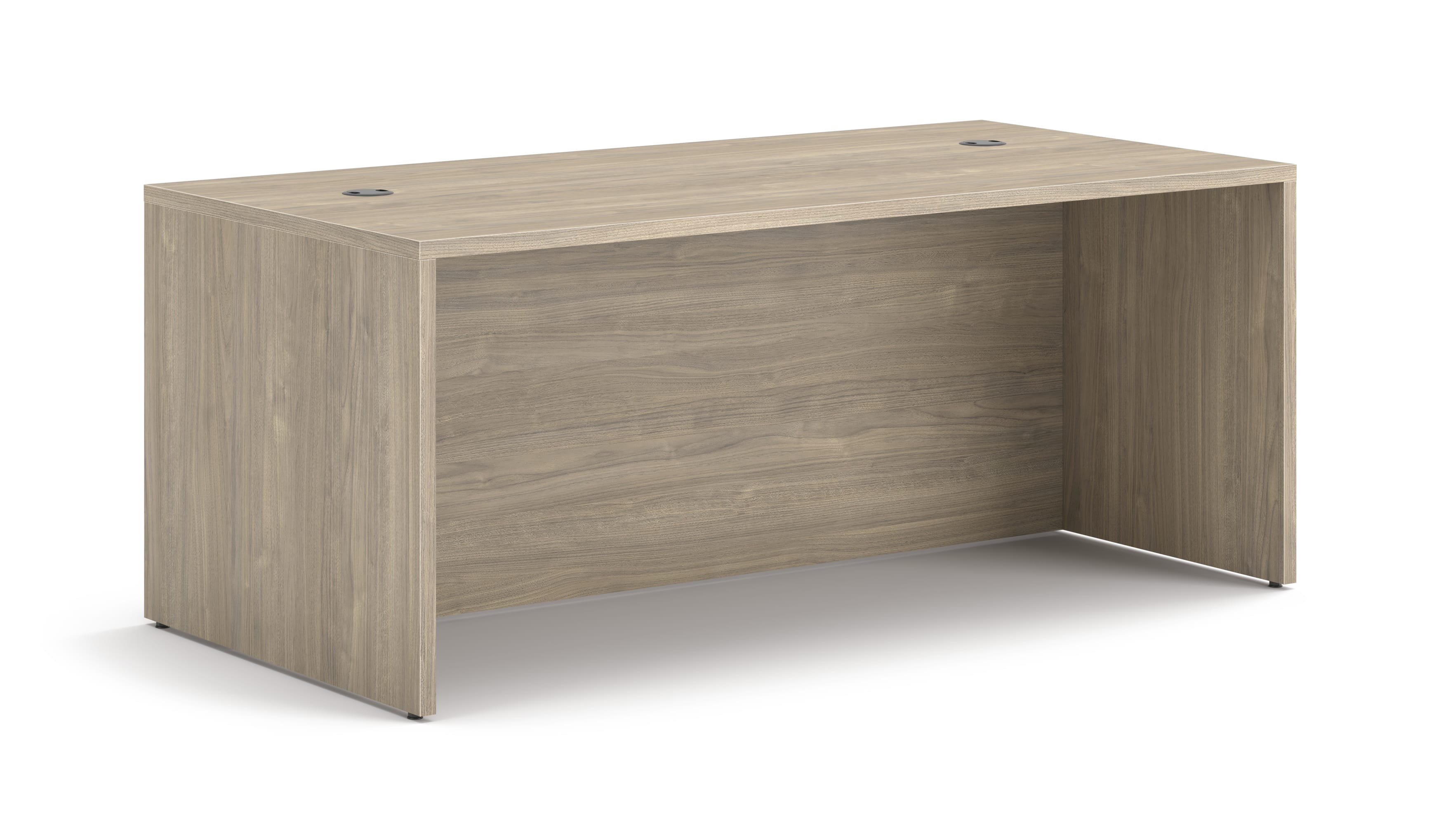 10500 Series desk shell with rectangle top
