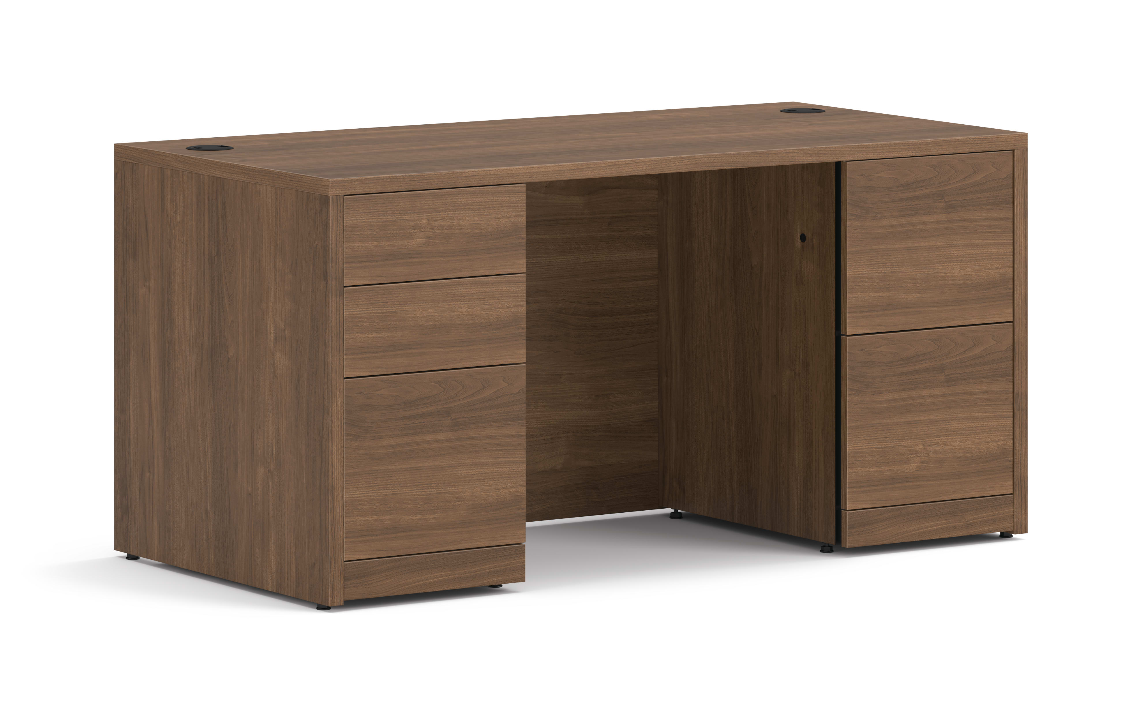 10500 Series Double Pedestal Desk in  Laminate.
