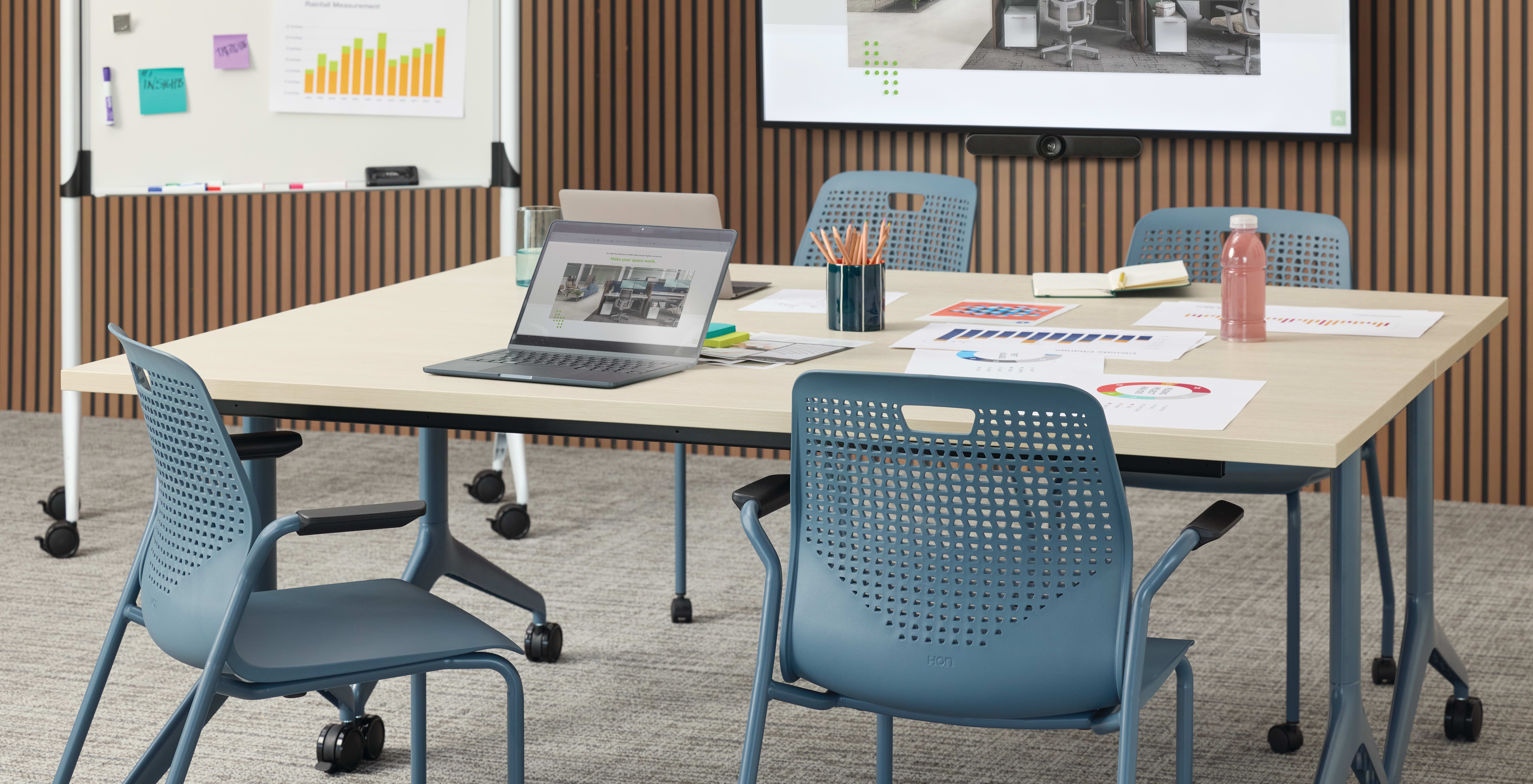 Etch Chairs with Motivate Tables