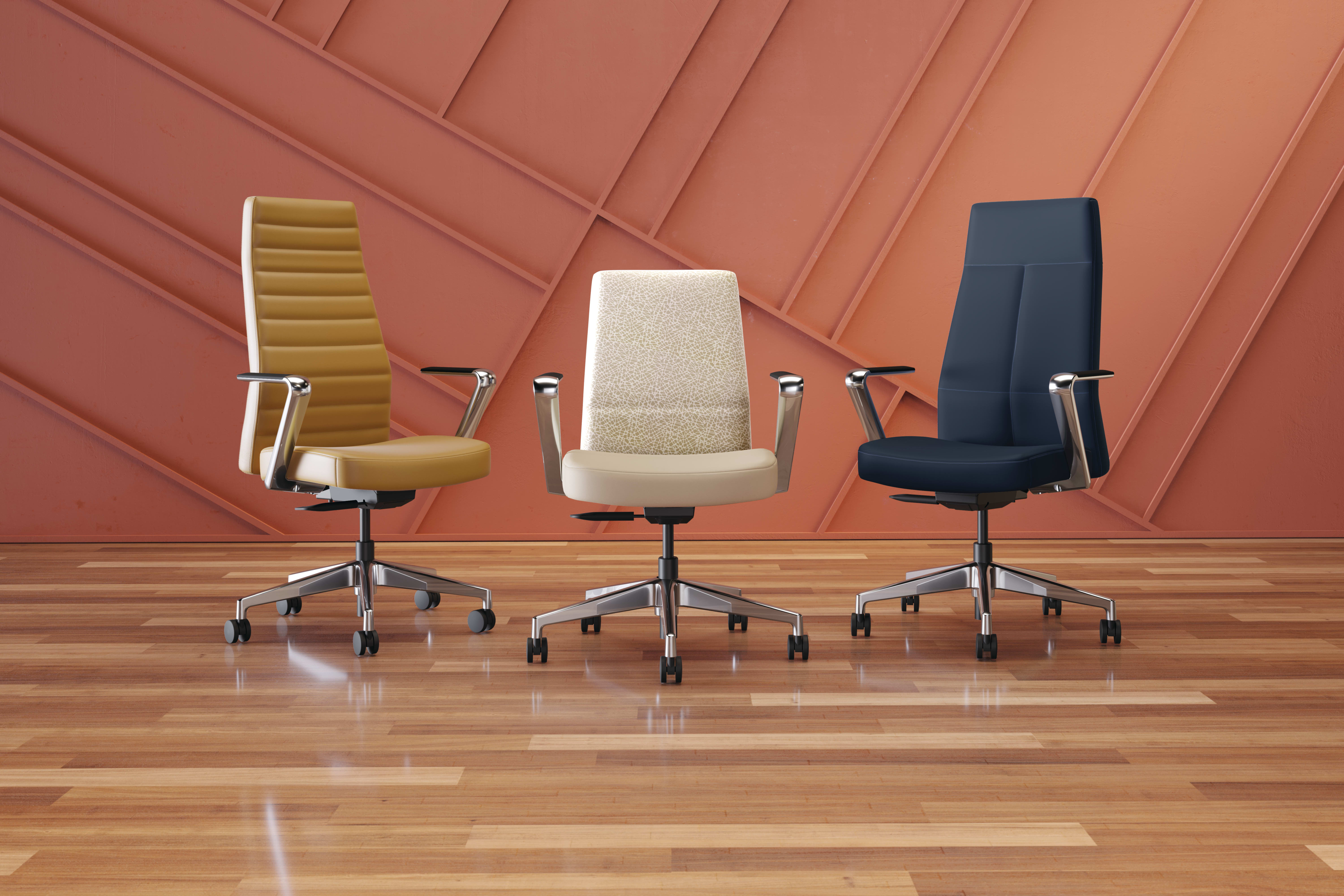 Cofi chairs in executive high-back and managerial back