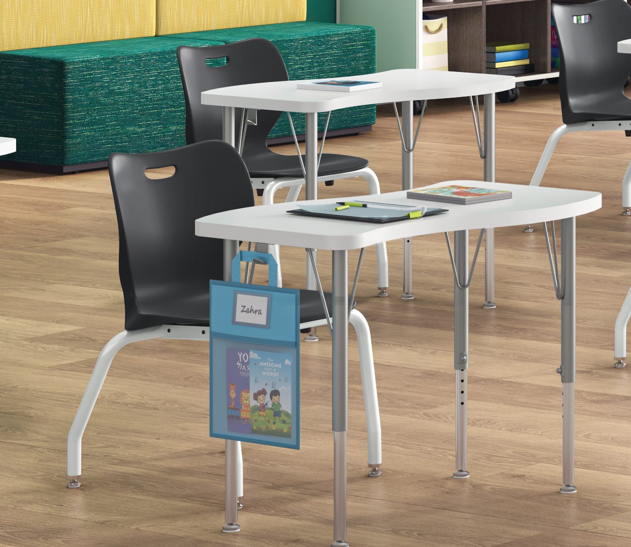Build Table and Desks, SmartLink Desks, Cliq and SmartLink Seating and Class-ifi Storage.