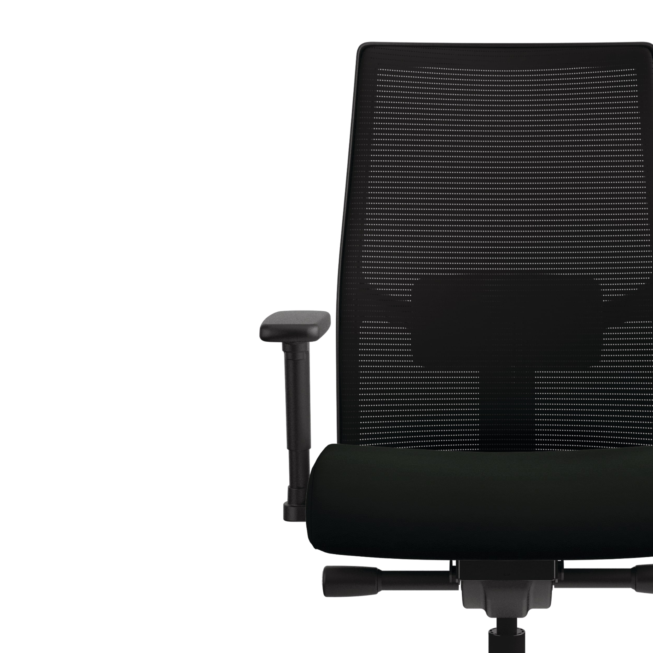 Ignition mesh task chair in Black vinyl