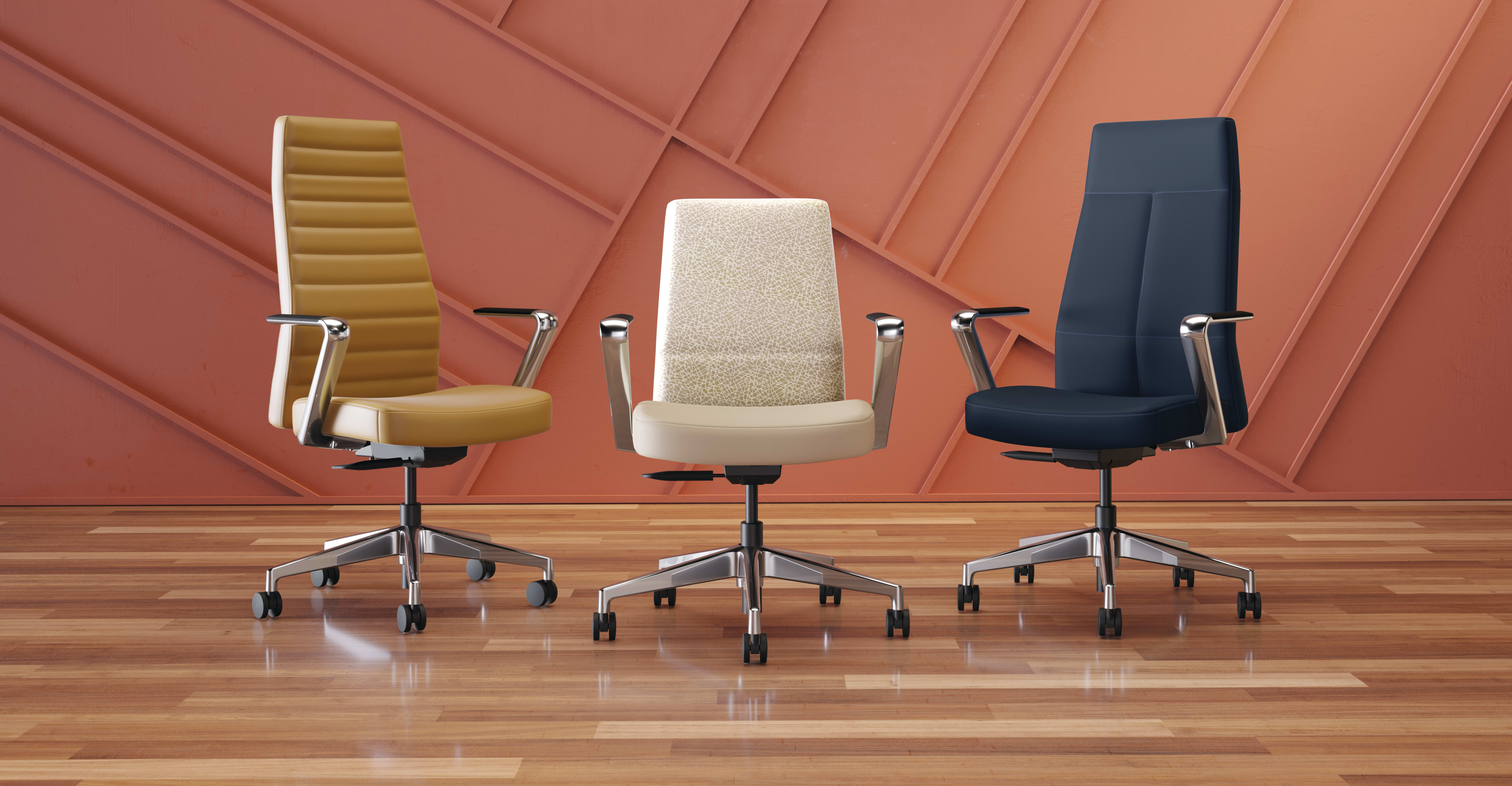 Cofi chairs in executive high-back and managerial back