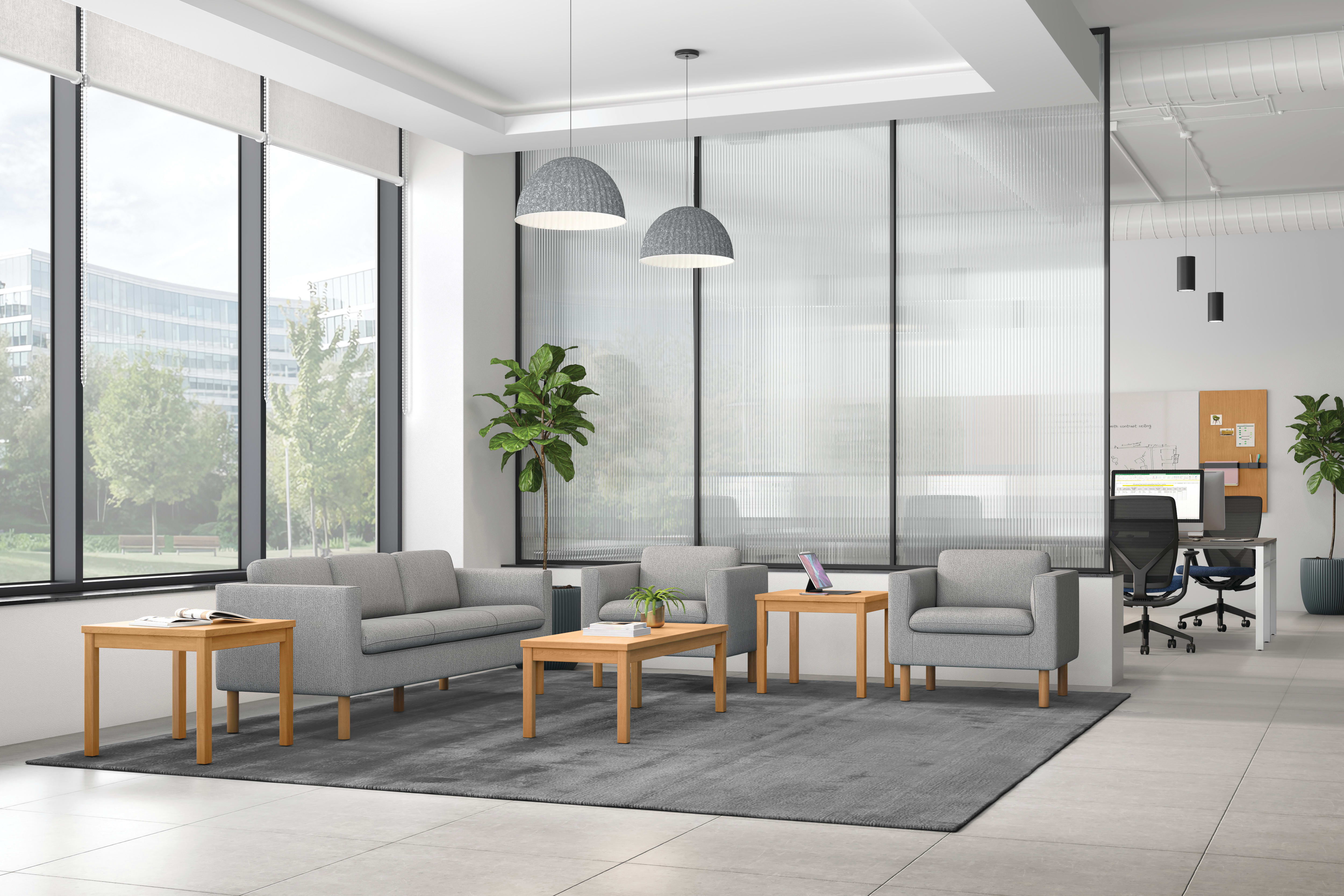 Flexion Task Chair, Parkwyn Sofa