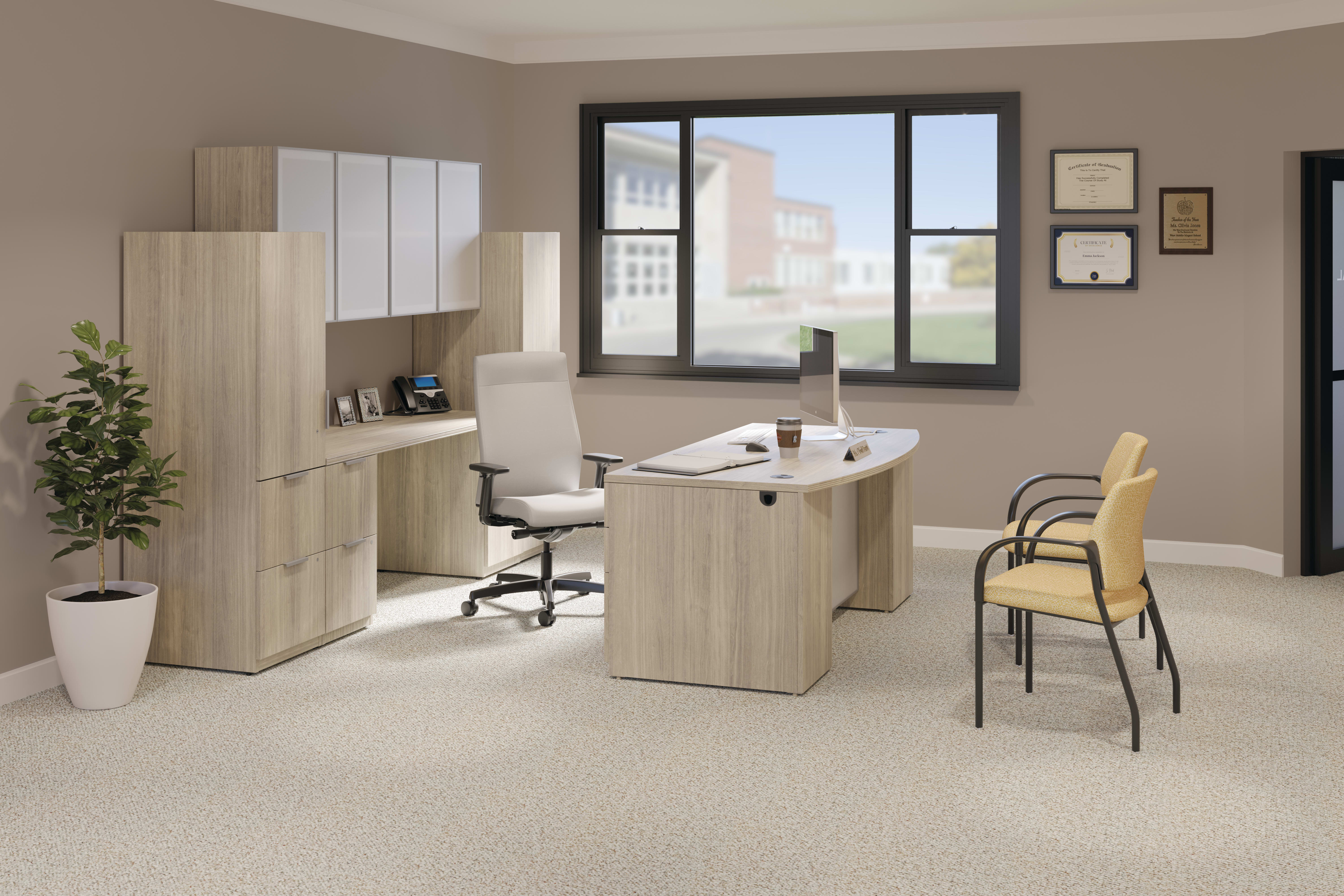 Concinnity Desking with Ignition seating.