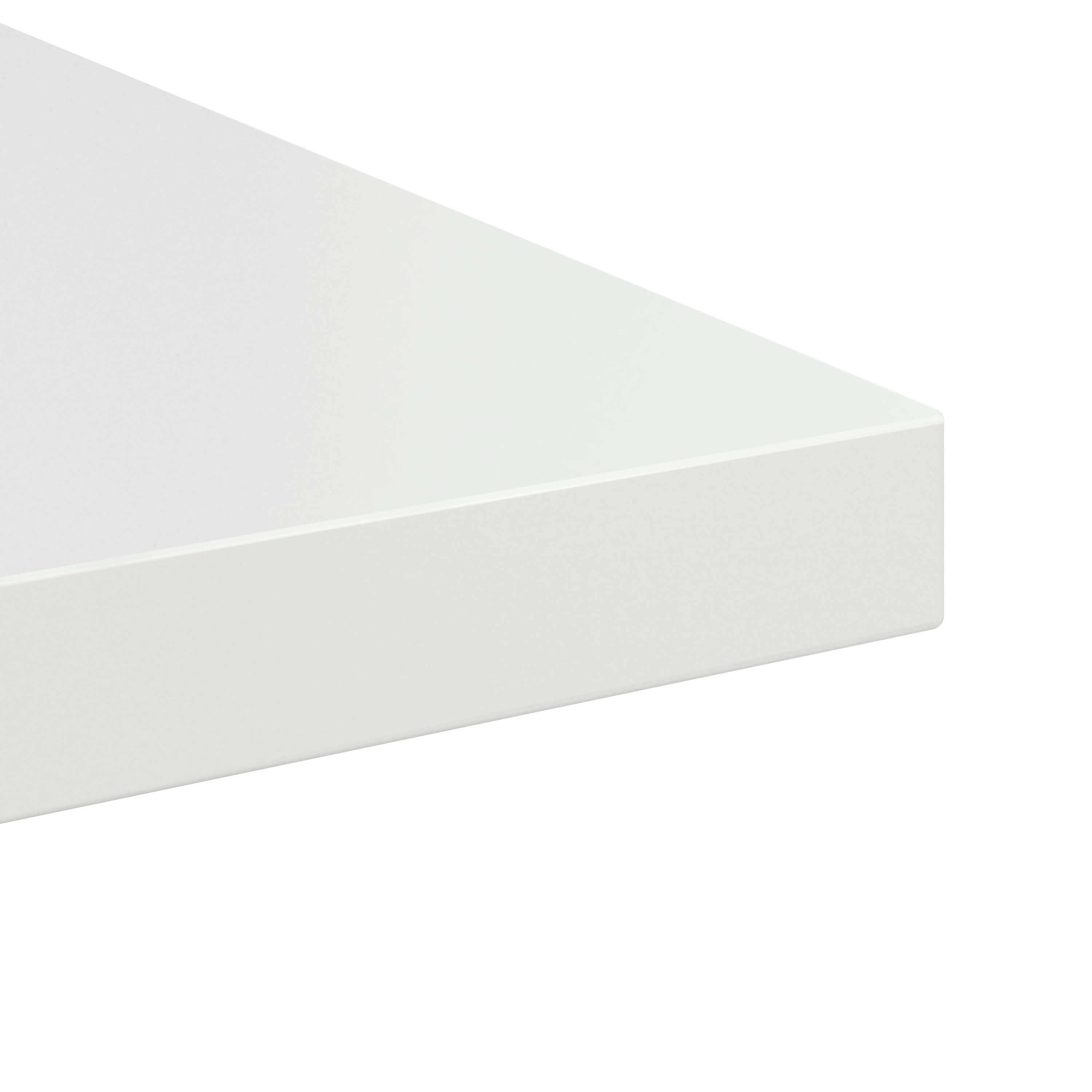 HON desks flat edge in Designer White.