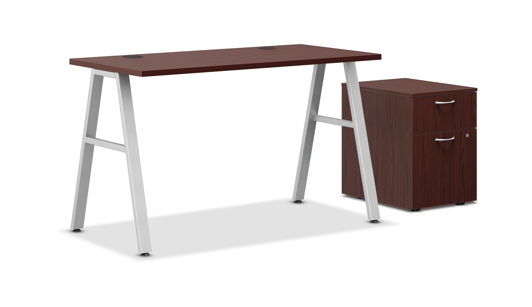 HON Mod A-Leg Desk with Storage