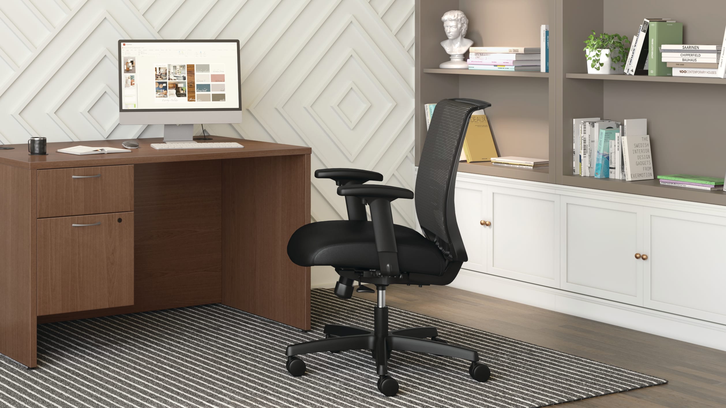 Mod desk with Convergence seating