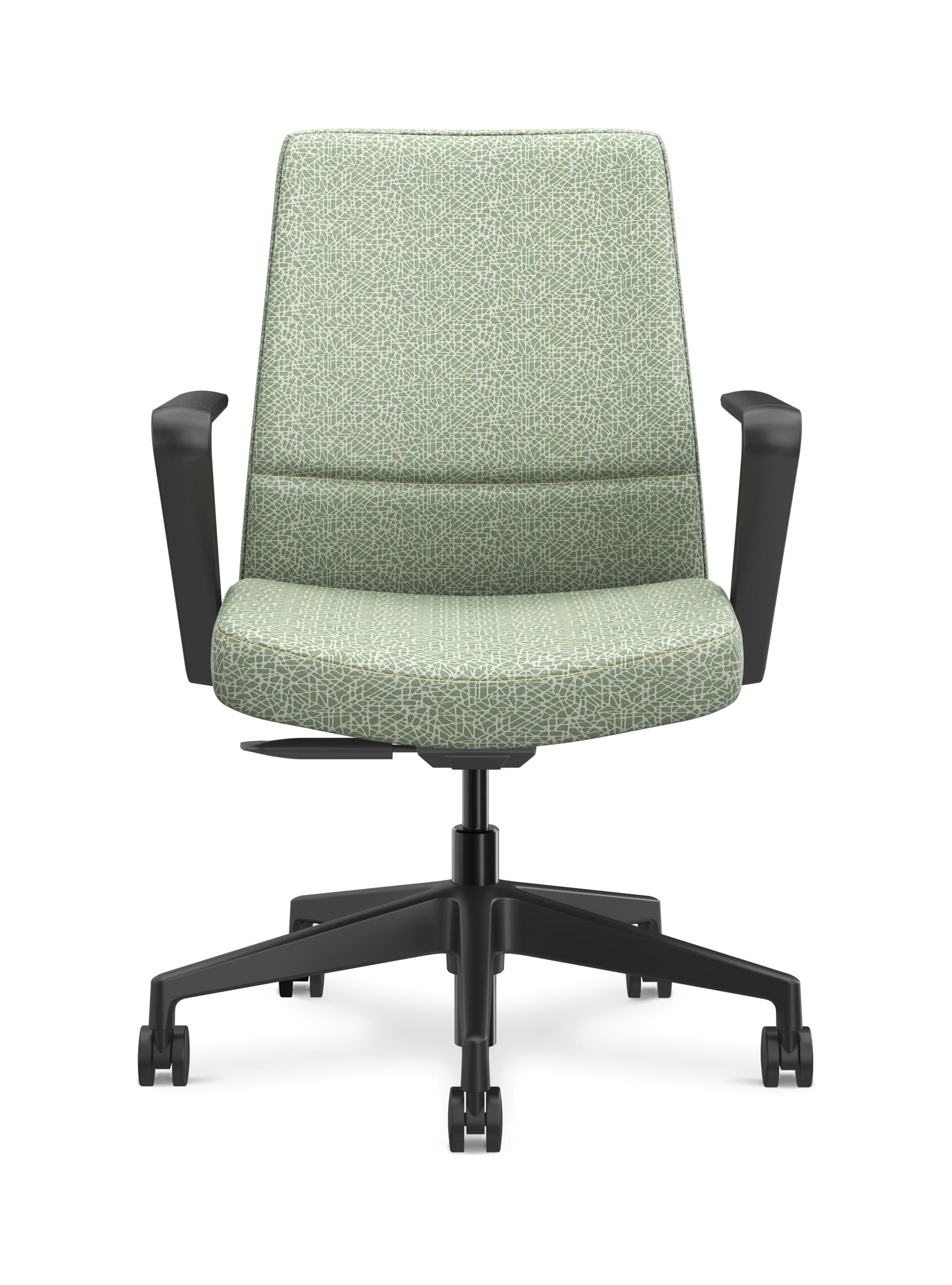Cofi managerial back chair with solid stitch