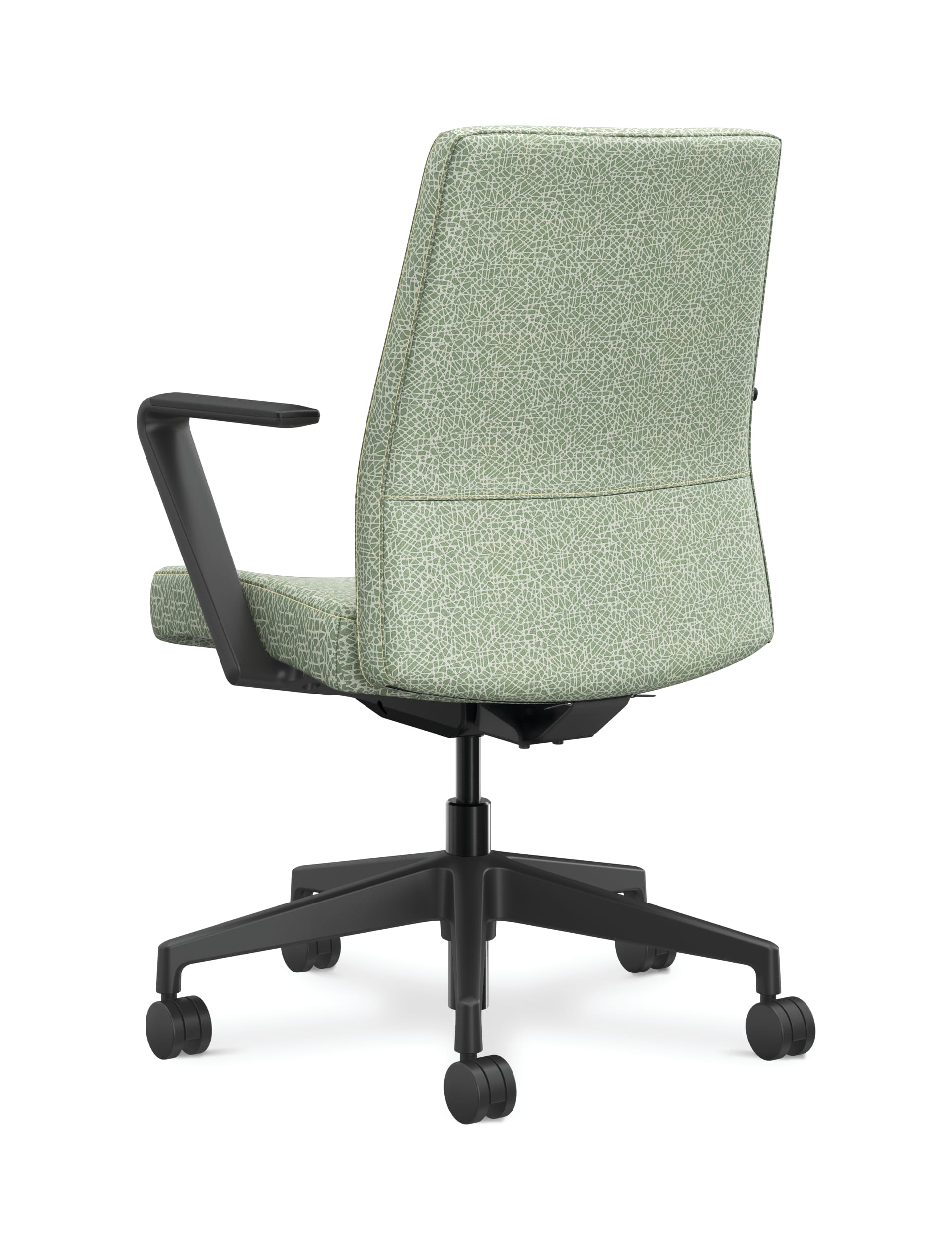 Cofi managerial back chair with solid stitch