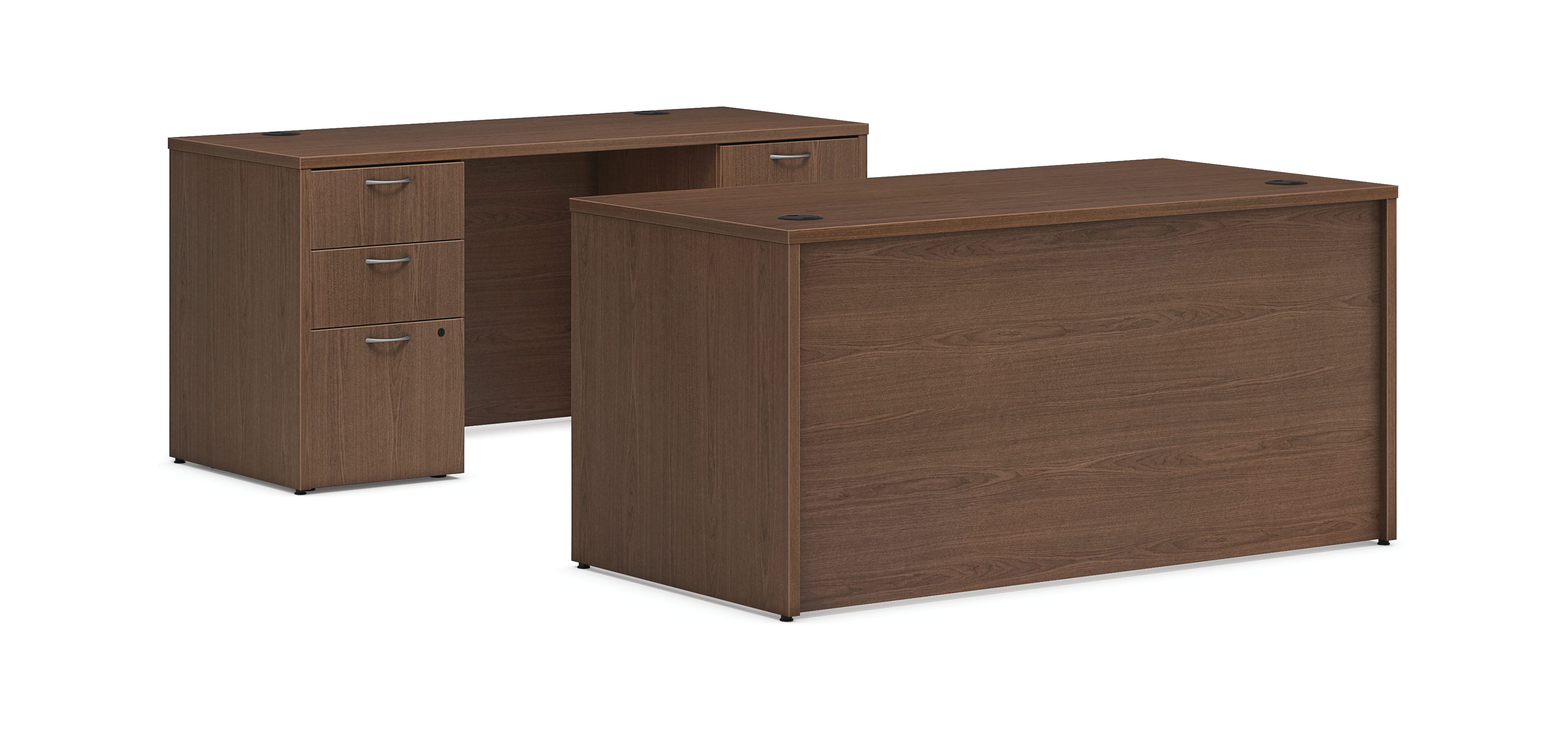 Mod executive station in Sepia Walnut