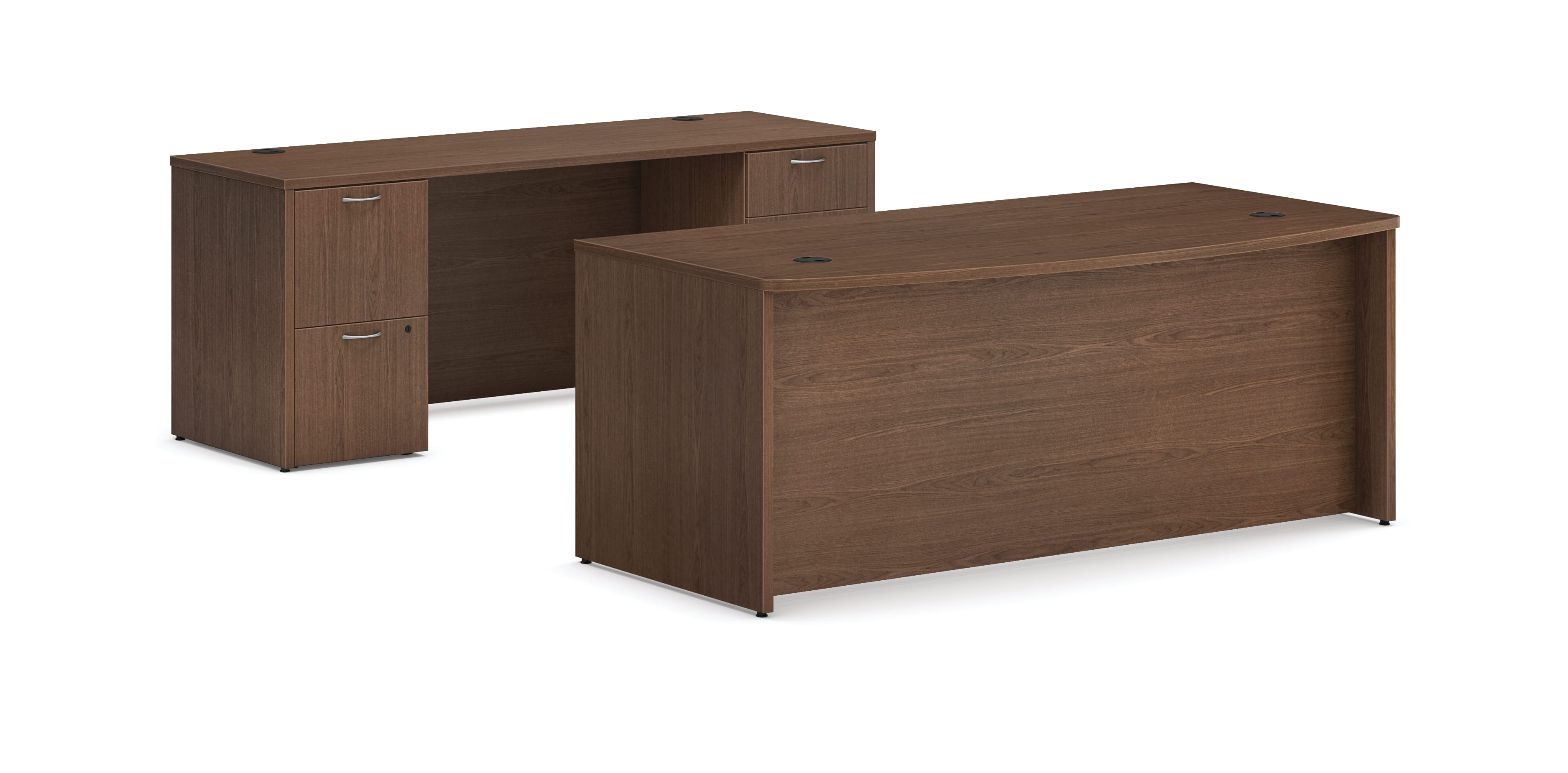 Mod executive station in Sepia Walnut