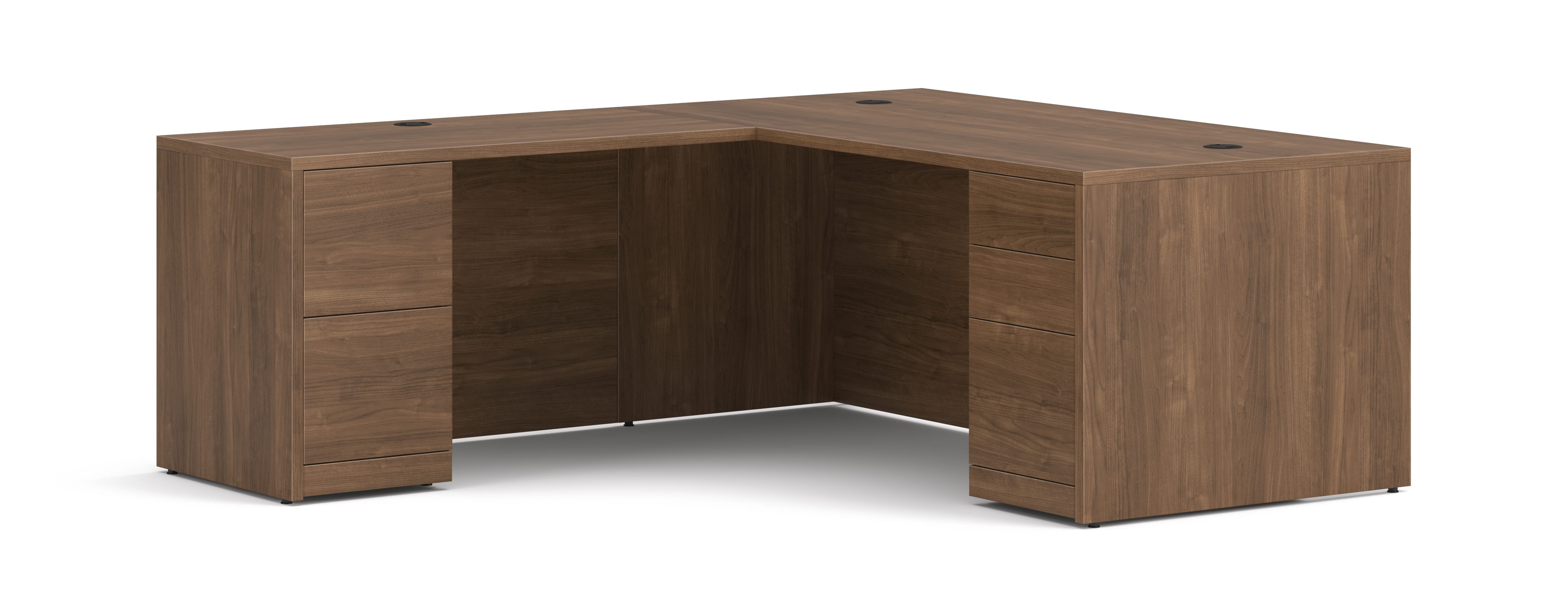 10500 Series L Desk in  Pinnacle Laminate.