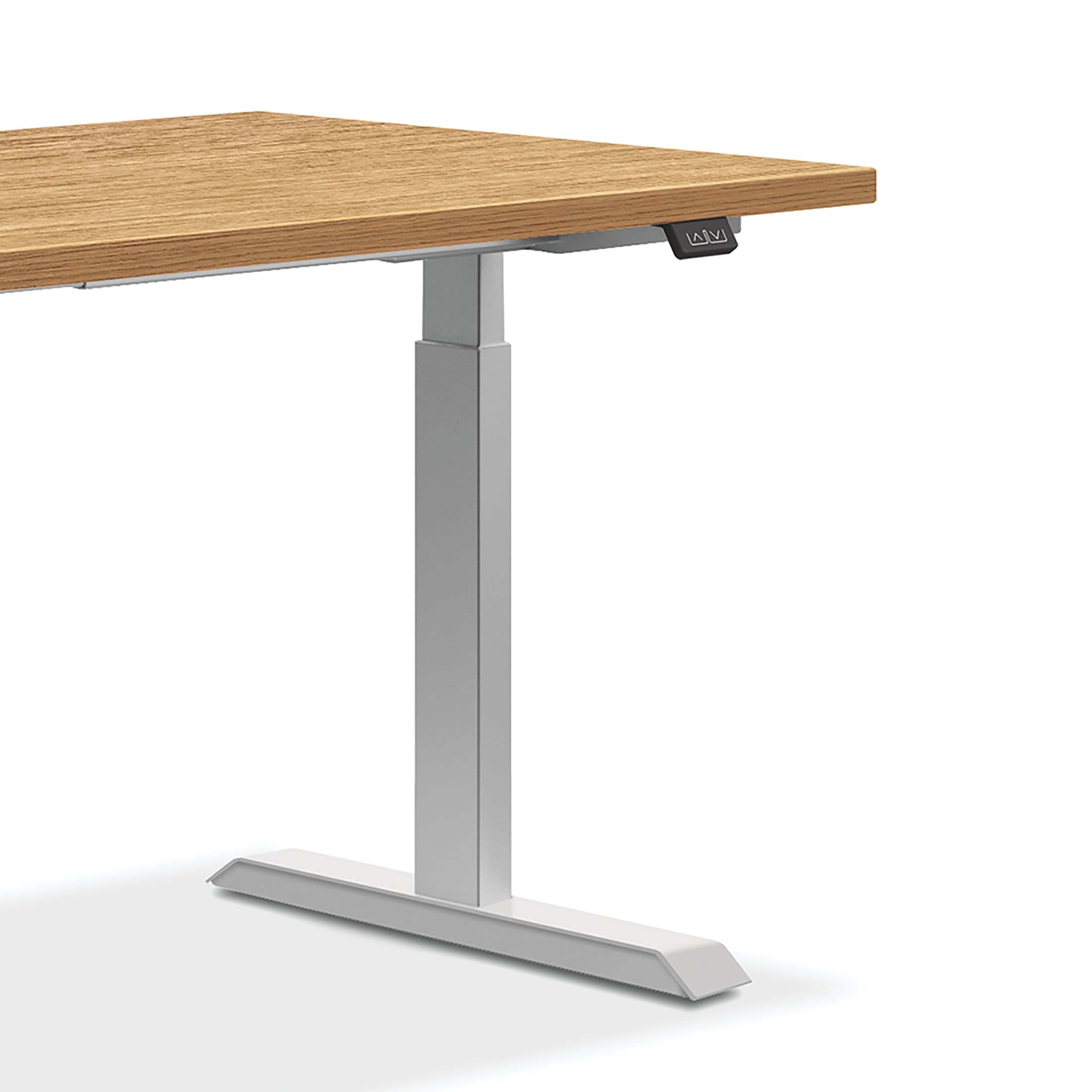 Coordinate height-adjustable base in Nickel