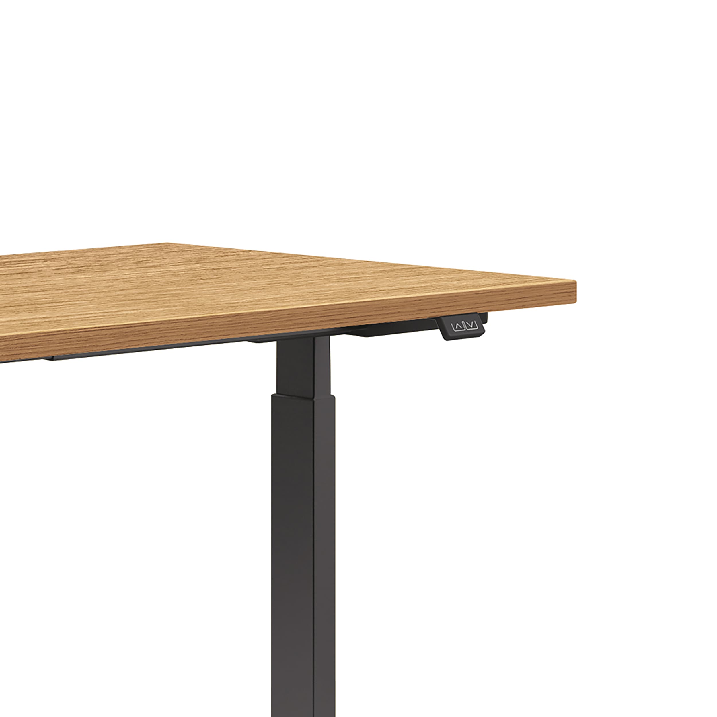 Coordinate height-adjustable base in Black