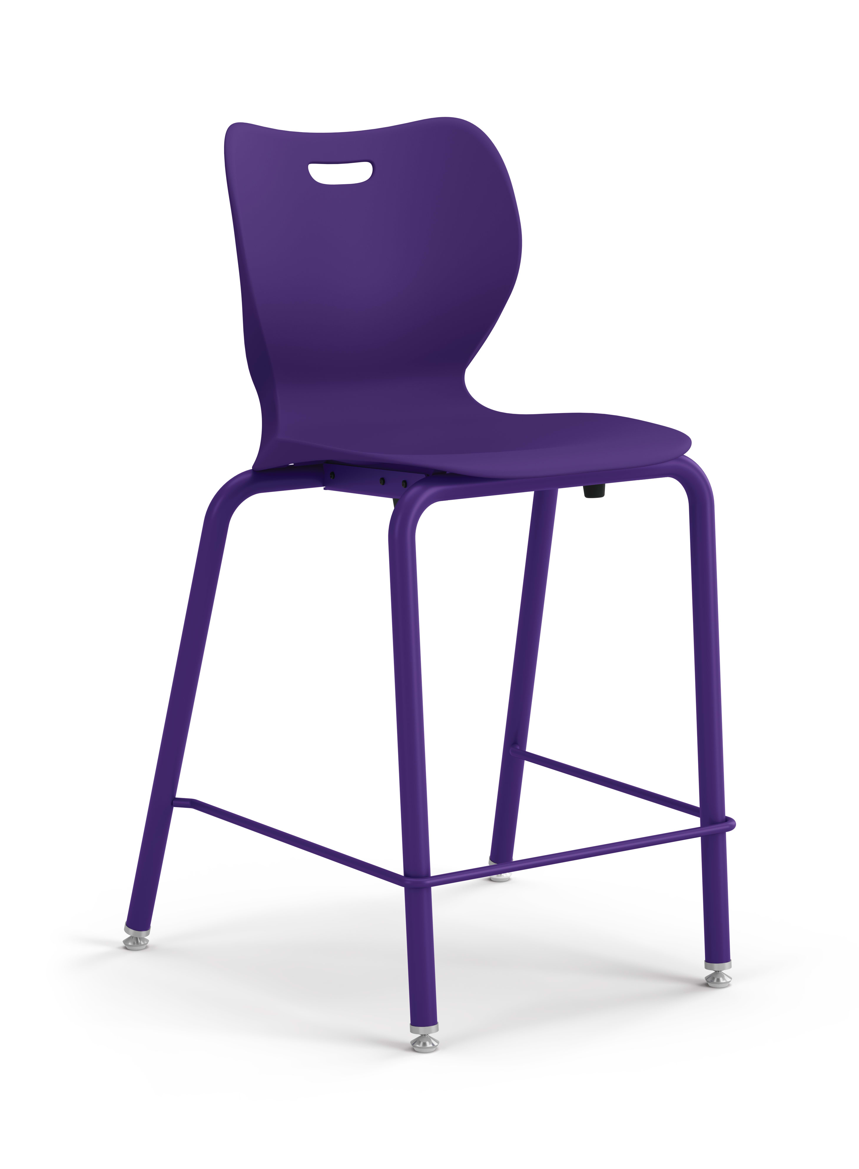 SmartLink Stool in Iris Shell and legs.