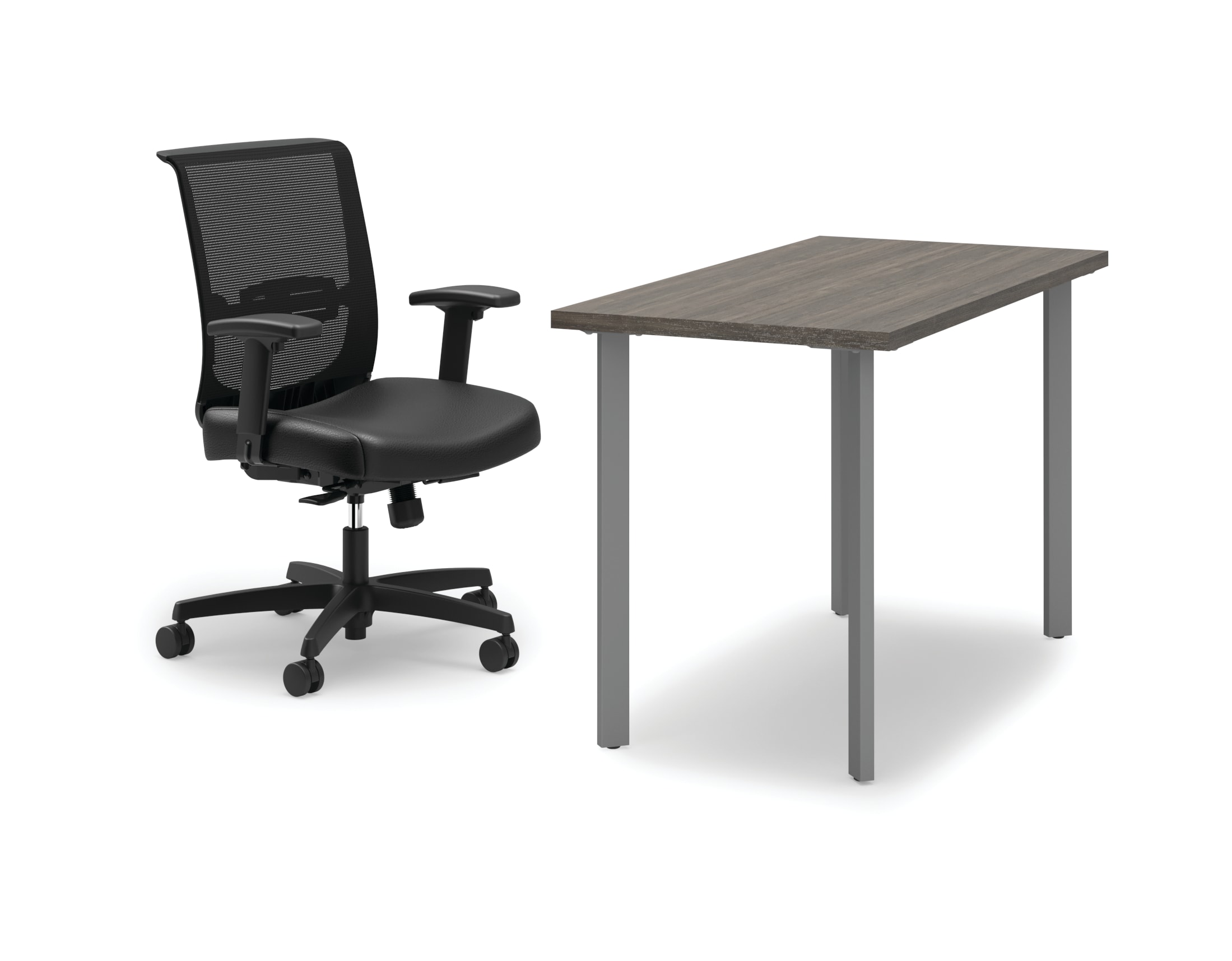 Coze desk with Convergence chair