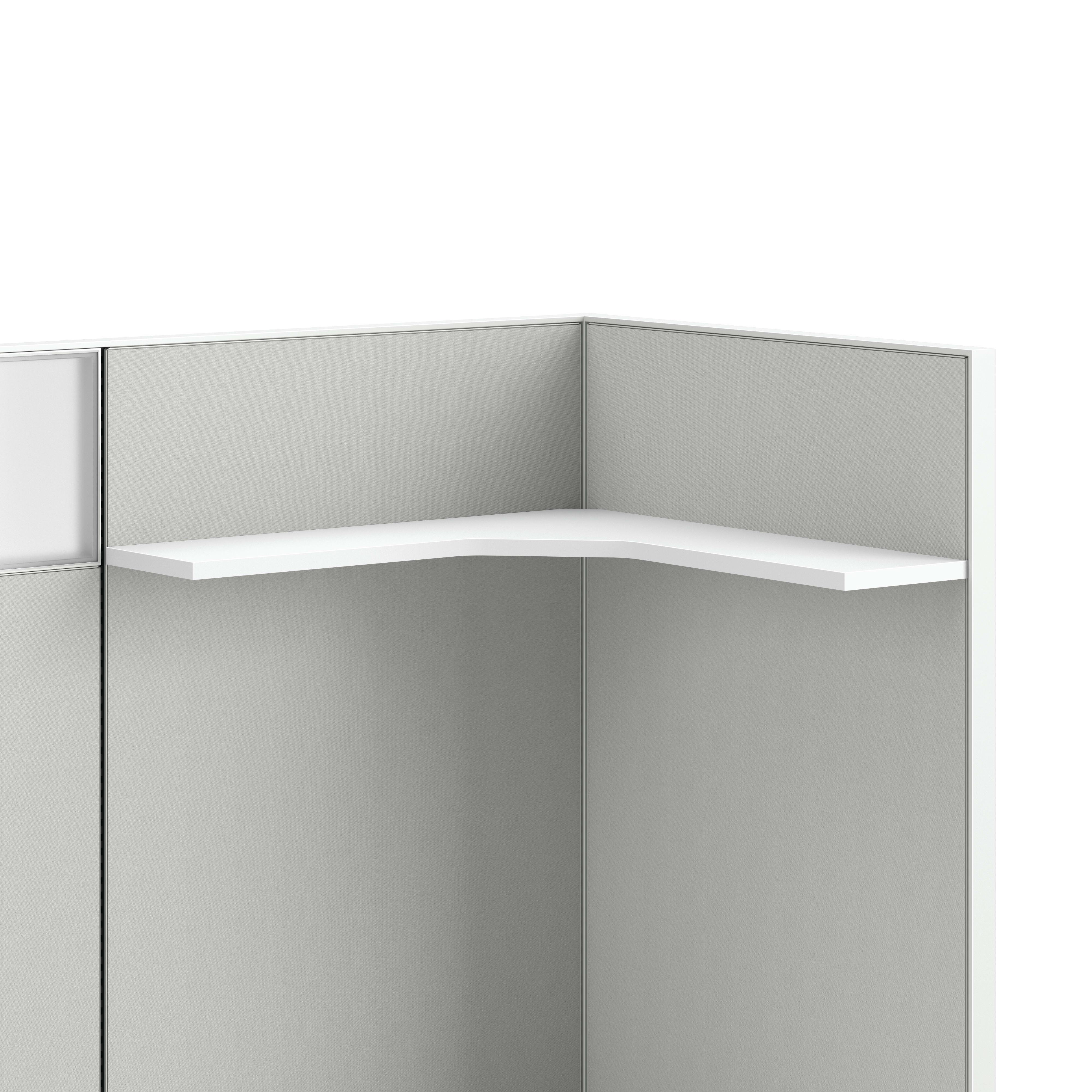 Systems corner shelf