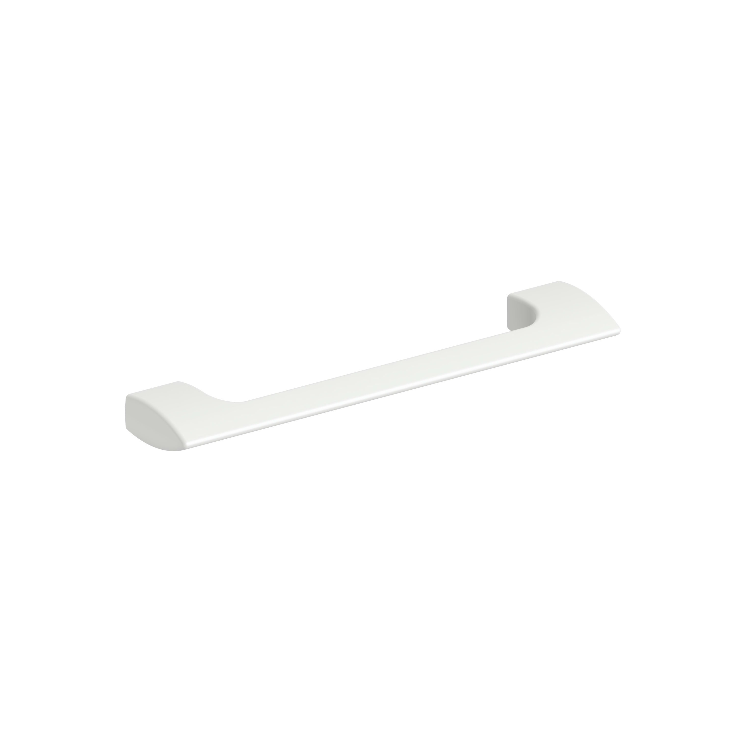 HON desks triangle bar pull in designer white.