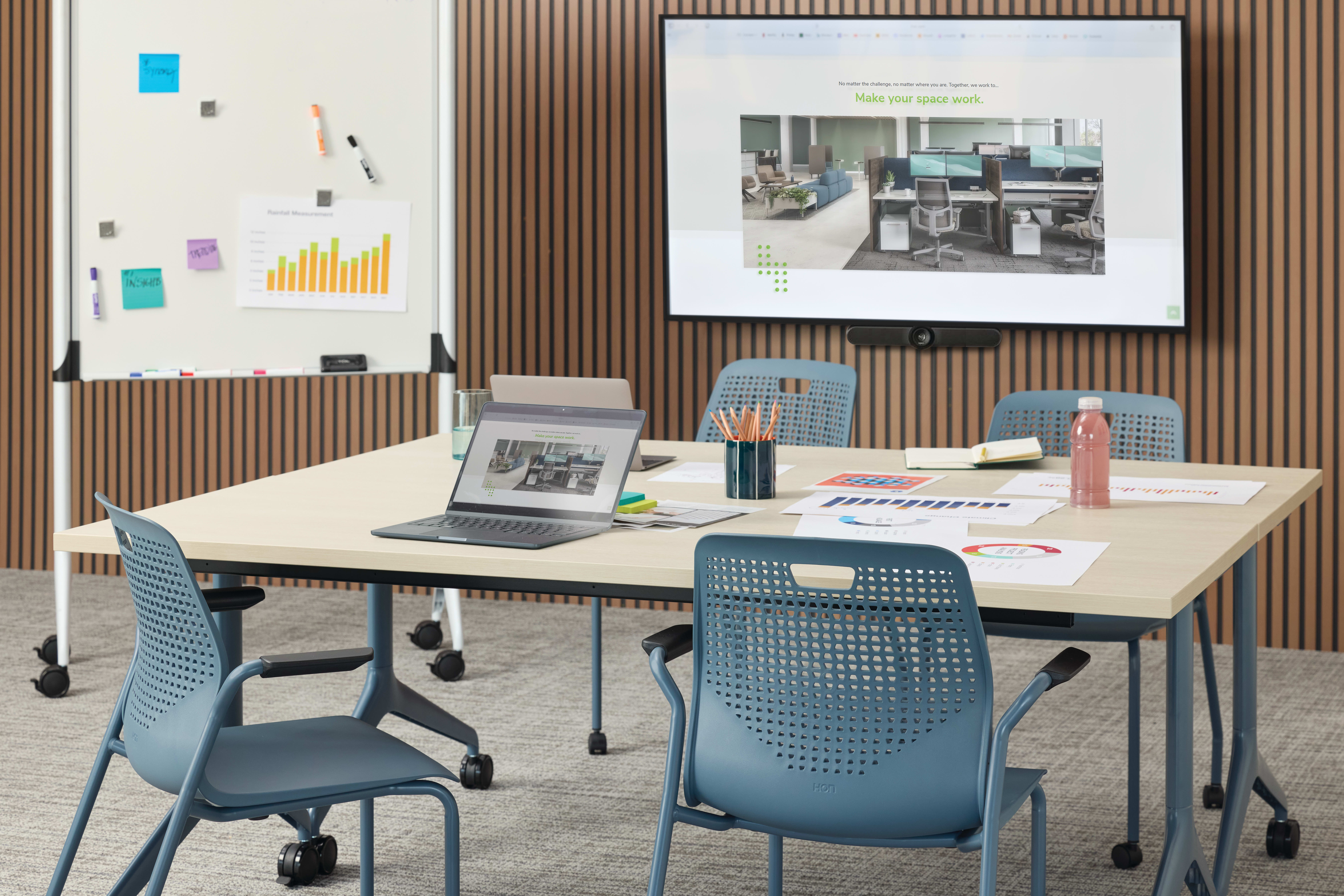 Etch Chairs with Motivate Tables