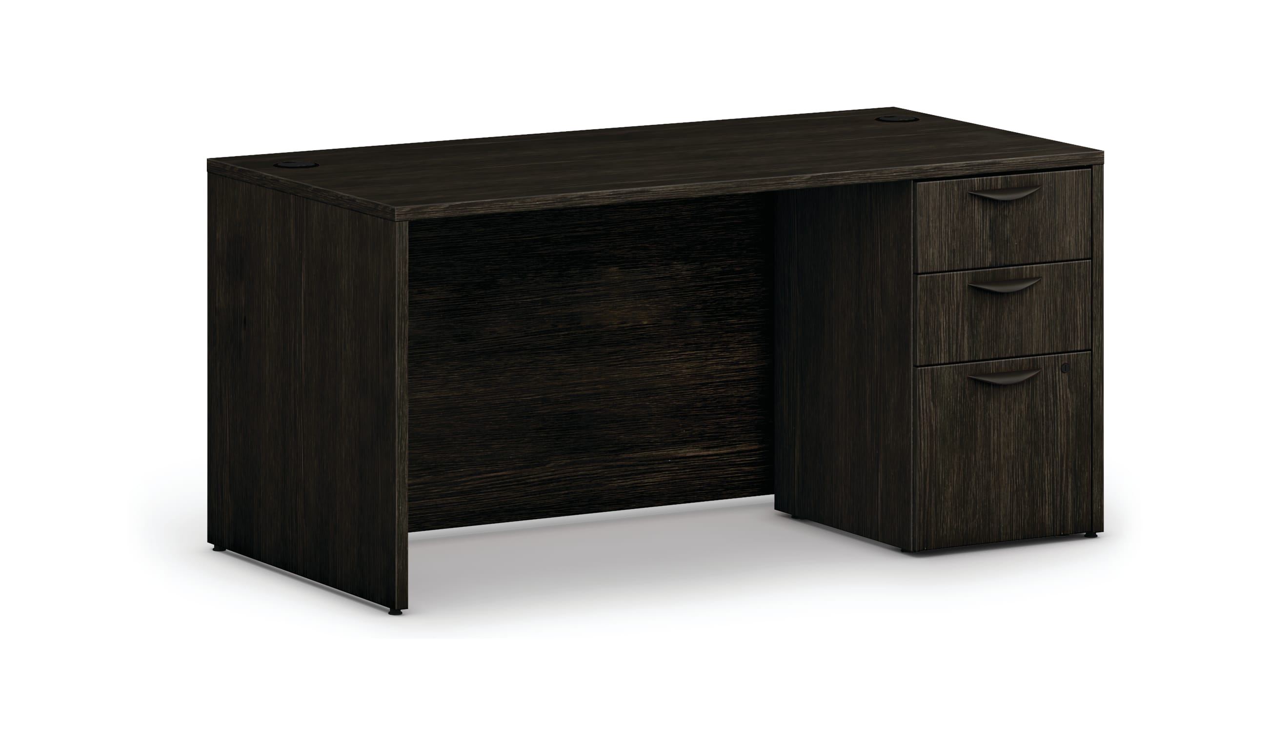 Mod  Desk with Box/Box/ File Pedestal
