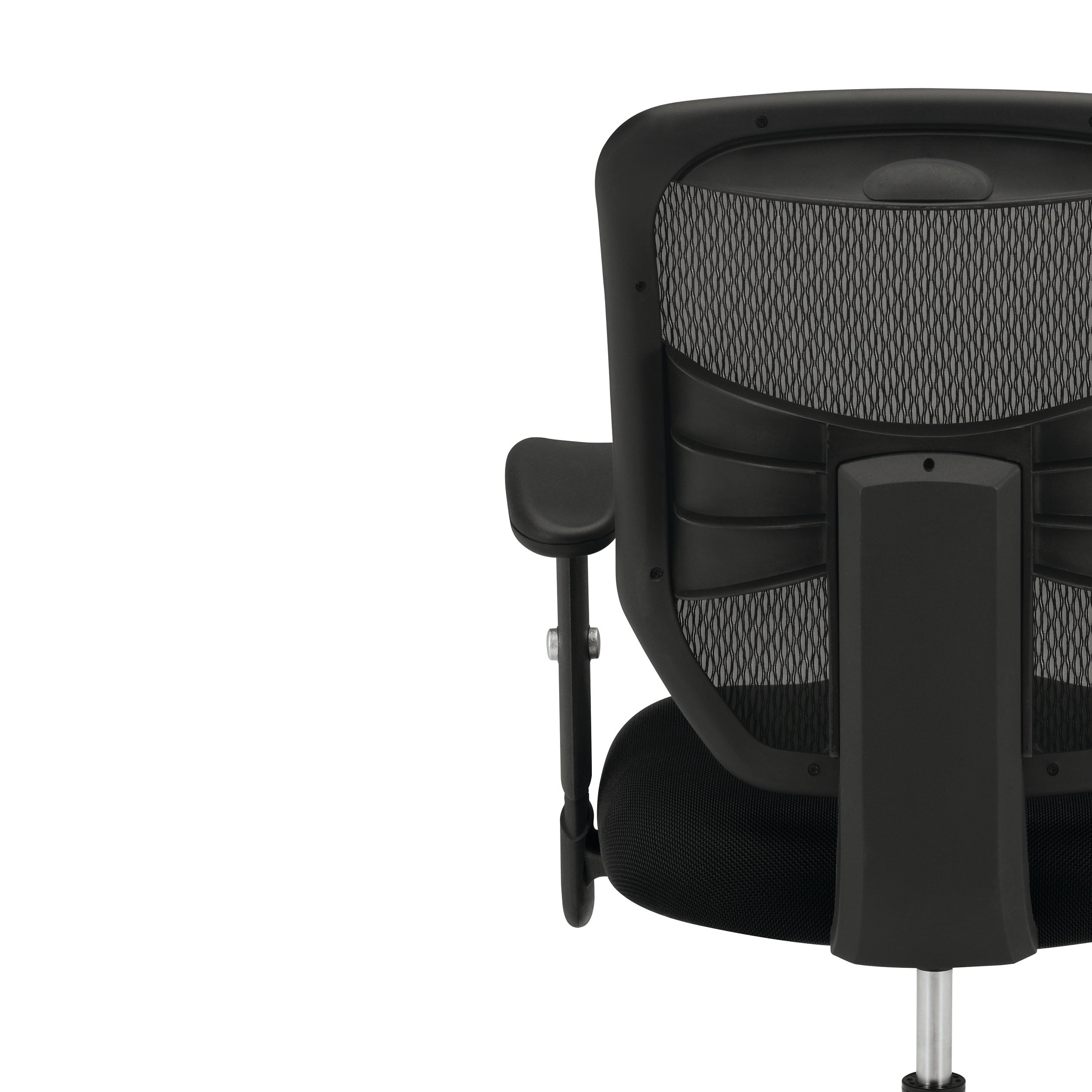 Prominent mesh task chair in Black
