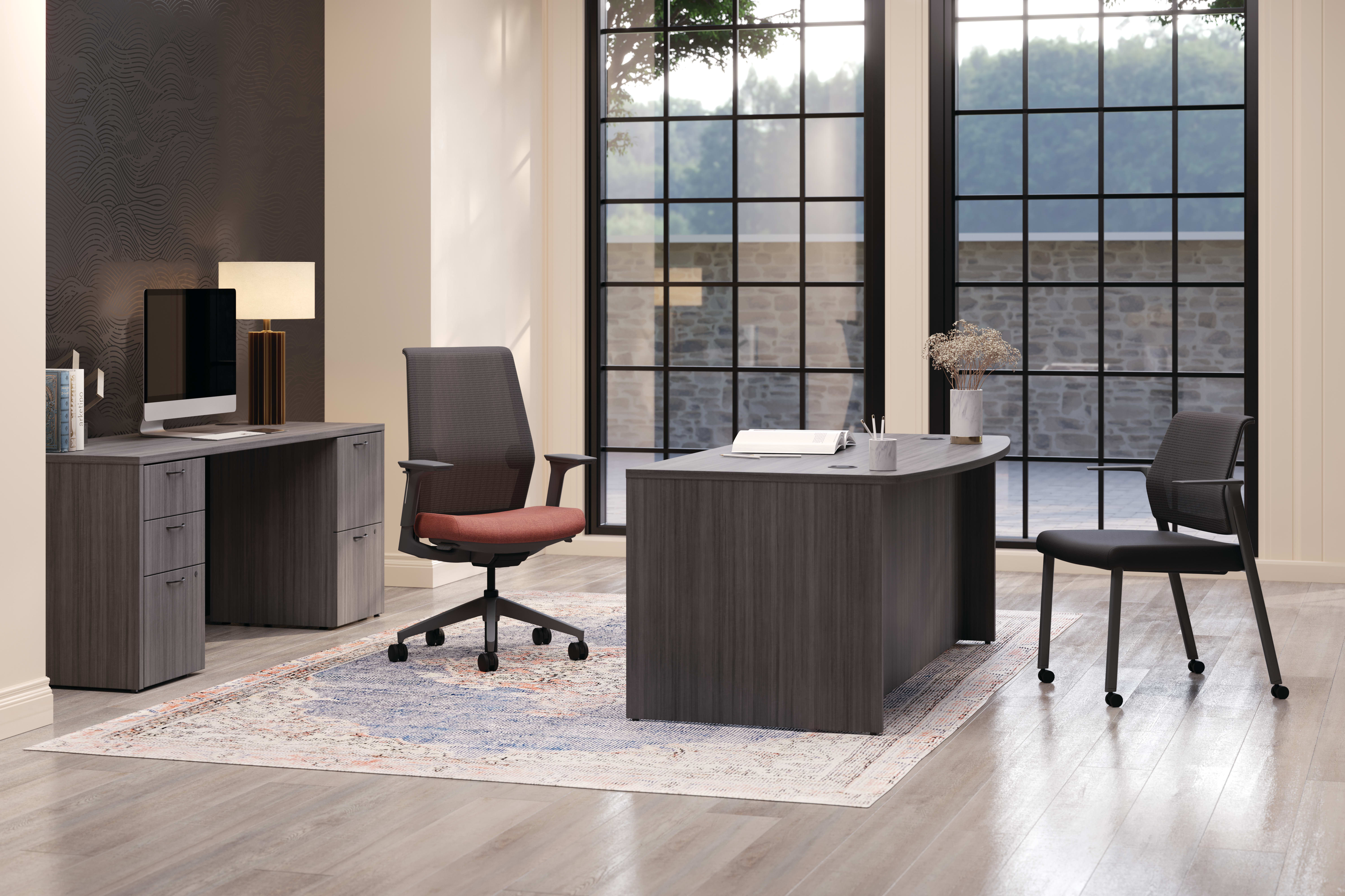 Mod desk with Cipher Seating
