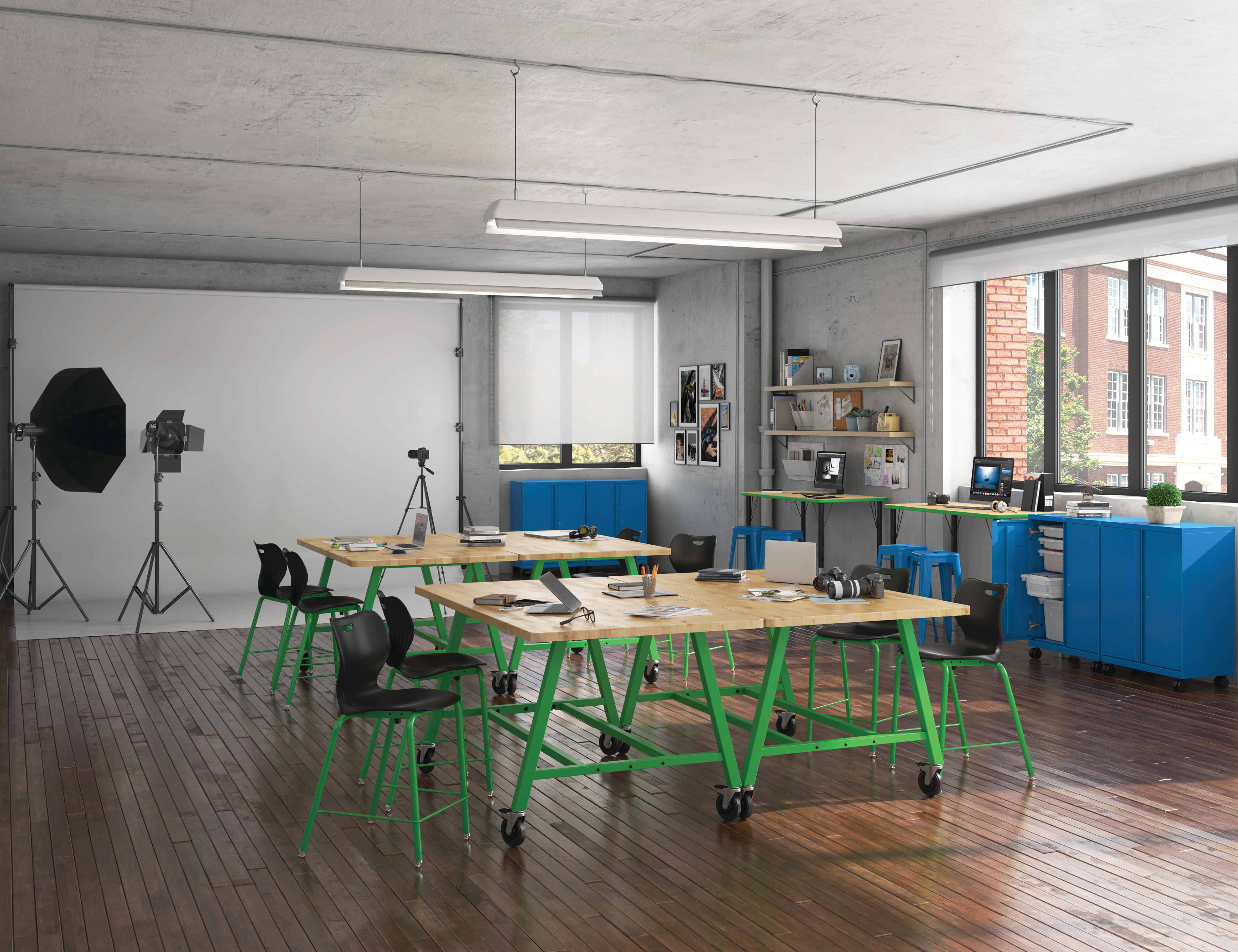 Build Tables with SmartLink Seating and Storage.