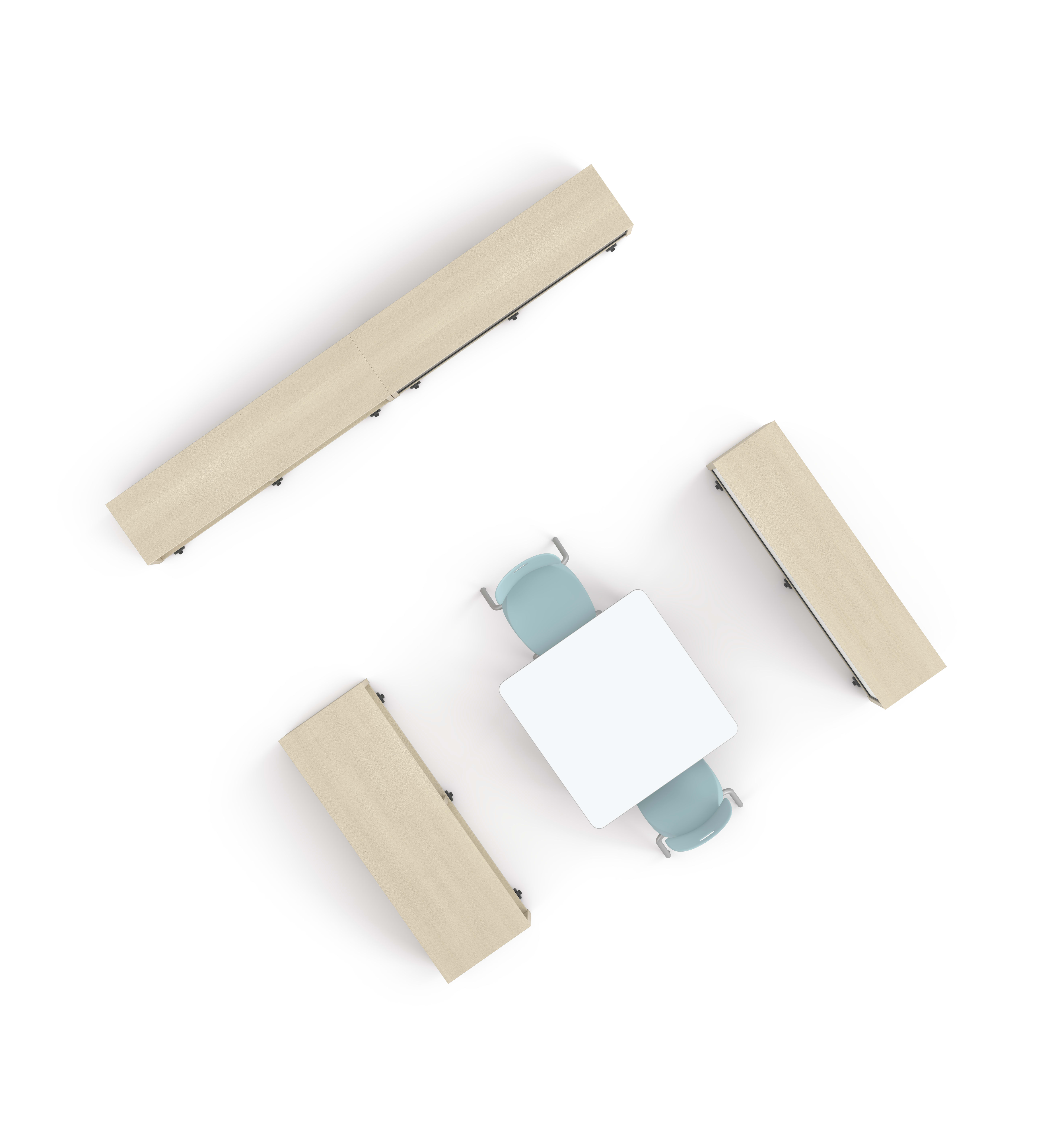 Storyline storage with SmartLink seating and Build table.