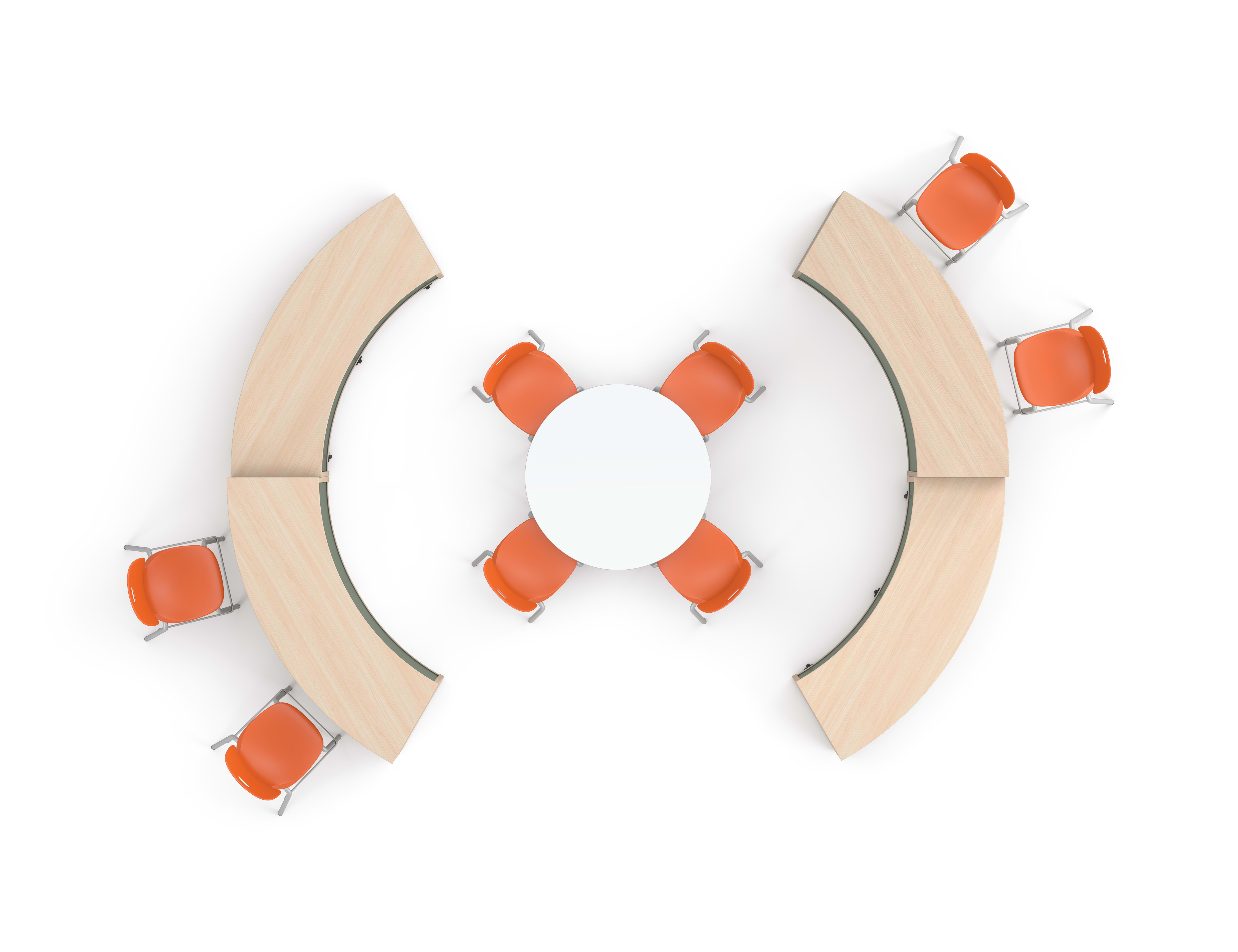 Storyline storage with SmartLink chairs and Build table.