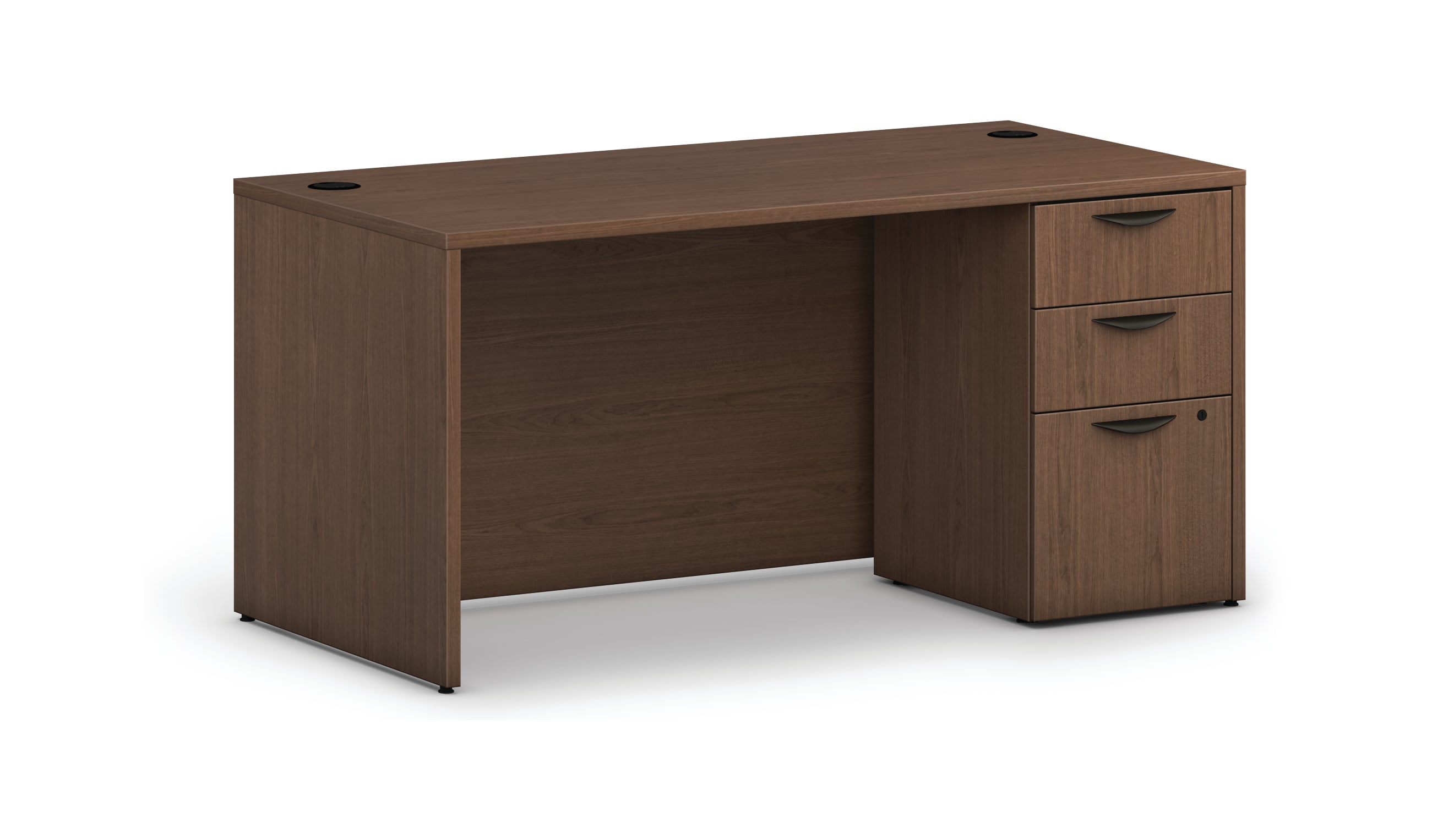 Mod  Desk with Box/Box/ File Pedestal