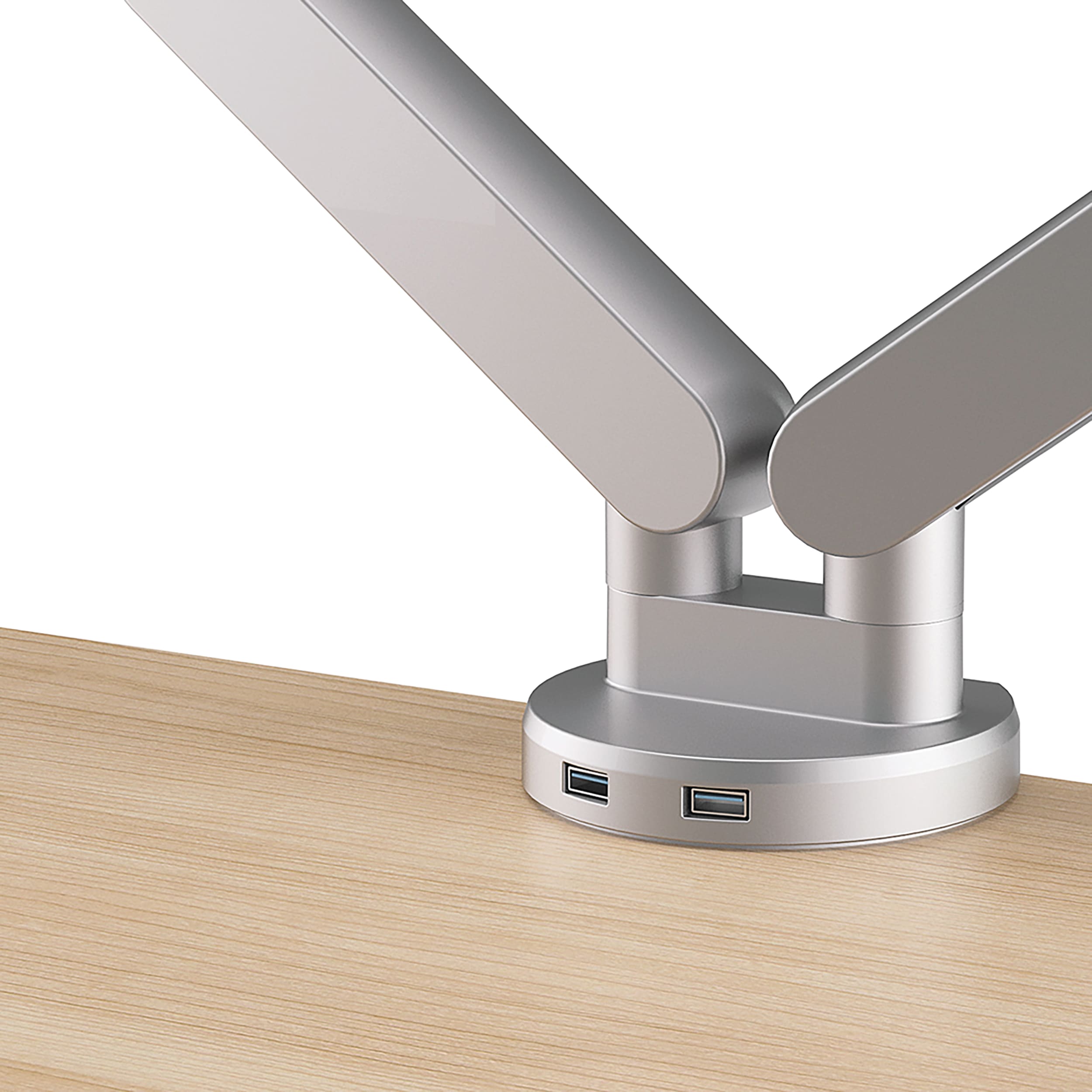 Dual Monitor Arms with two USB ports