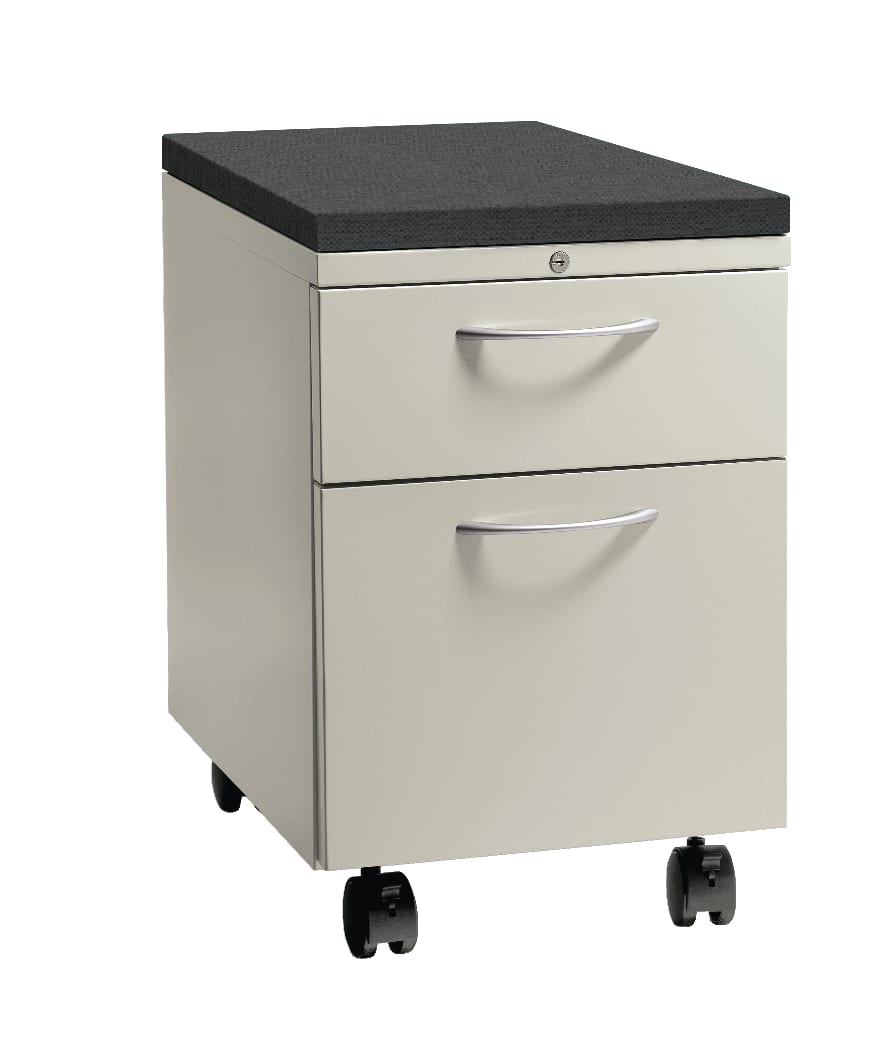 Flagship Mobile Pedestal with Topper Seat Cushion