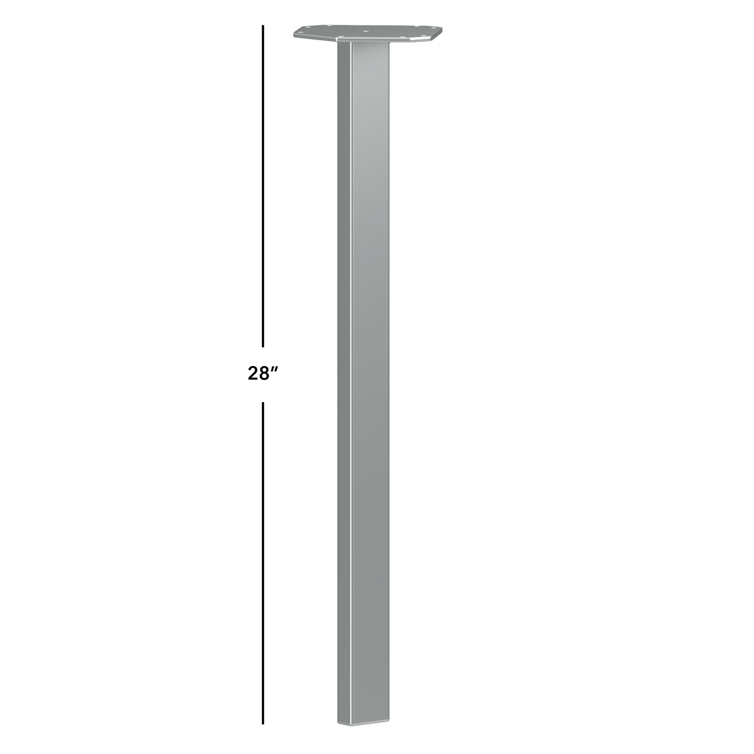 Coze post leg in PR6 Silver