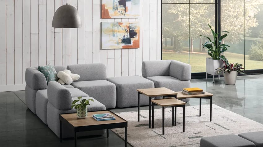 SoCo with Sculpt tables and planter